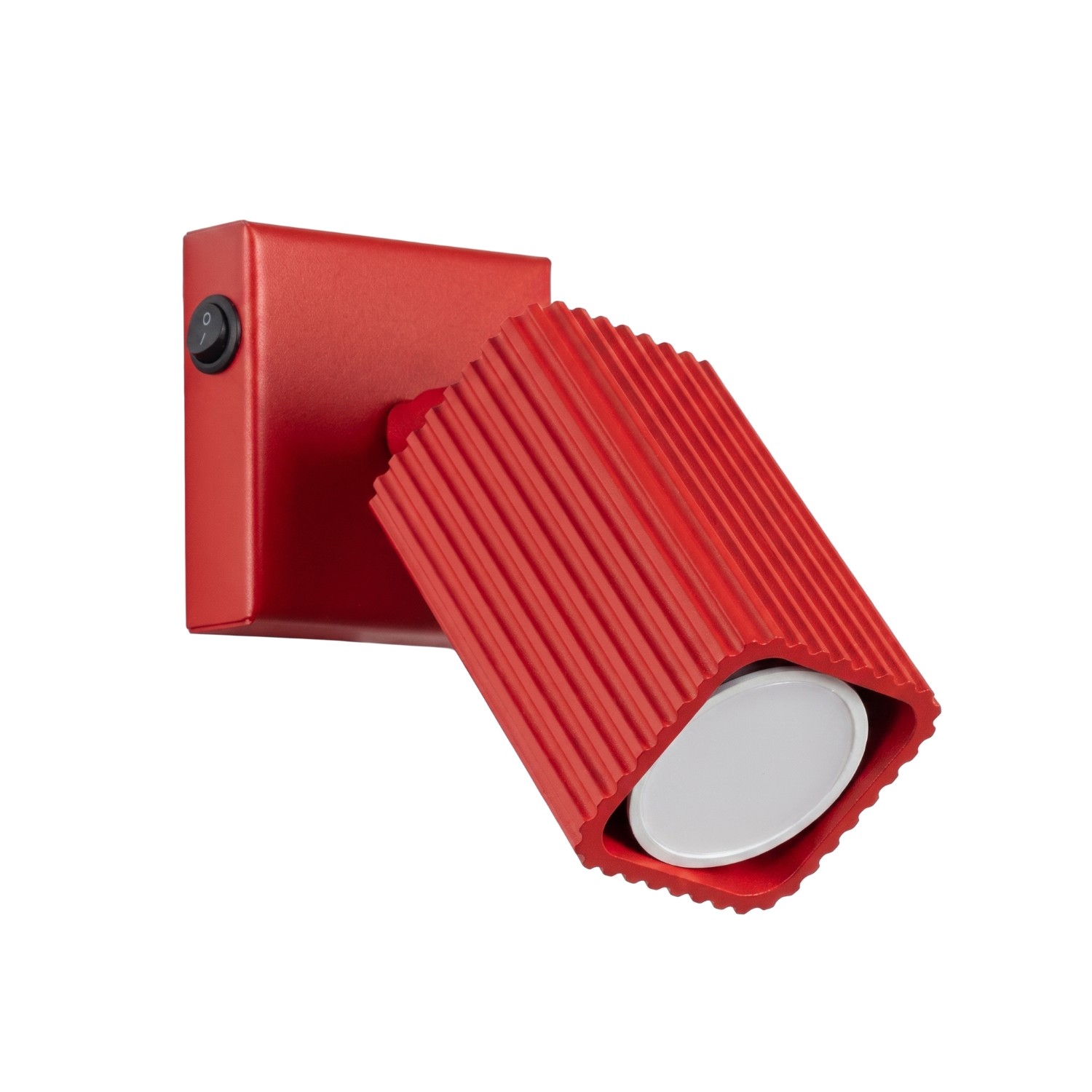 Wandleuchte Rayo Rot Mit Schalter 1xgu10 Sollux