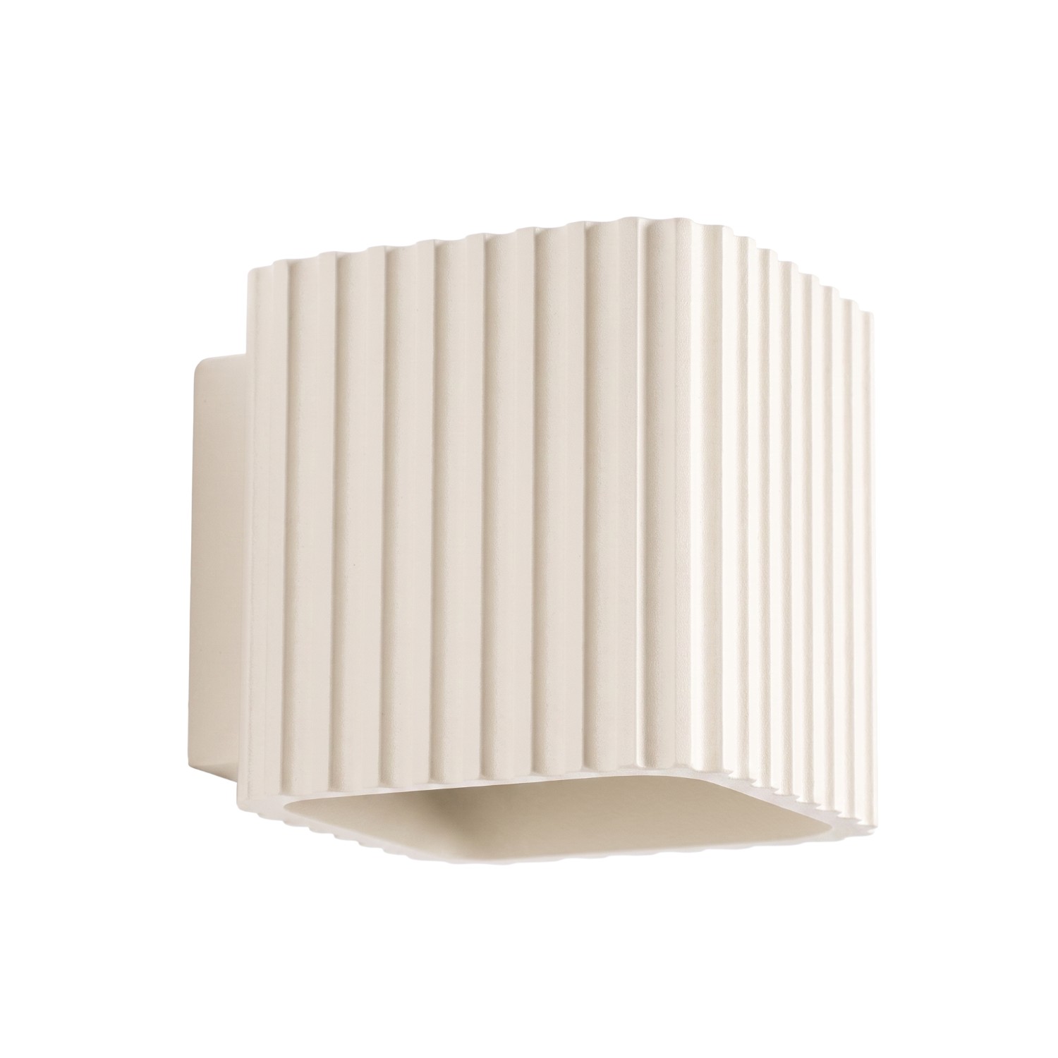 Wandleuchte Riff Beige Aluminium 1xg9 10cm Sollux