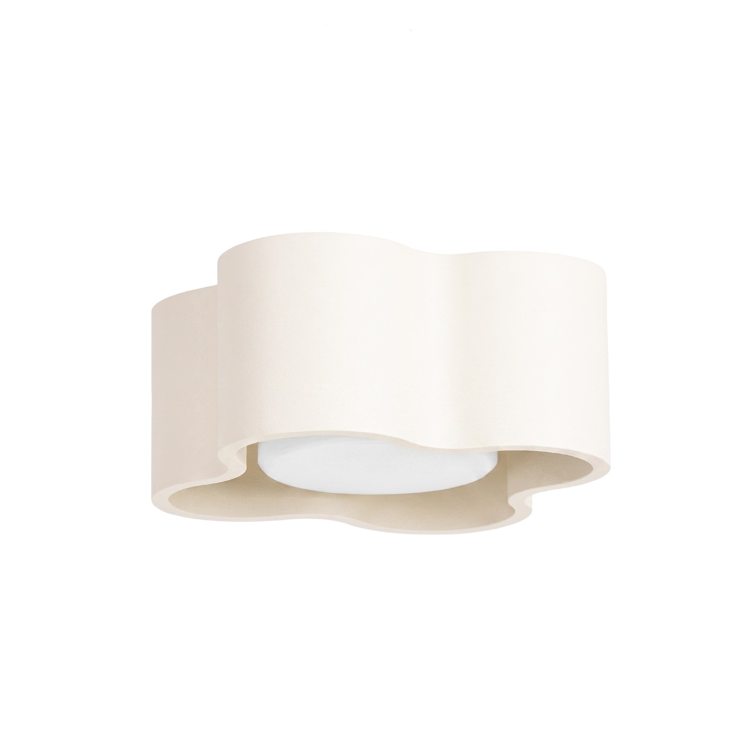 Deckenleuchte Ovio 1 Beige Aluminium 1xgx53 12cm Sollux