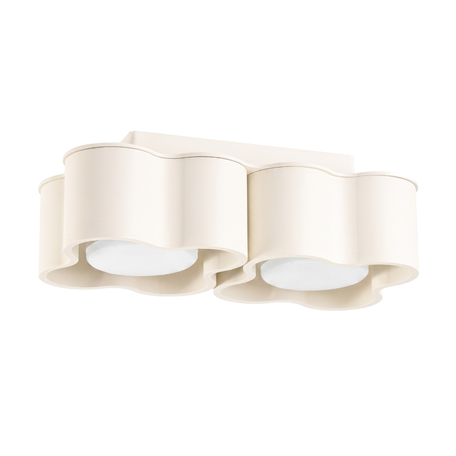 Deckenleuchte Ovio 2 Beige Aluminium 2xgx53 24.5cm Sollux
