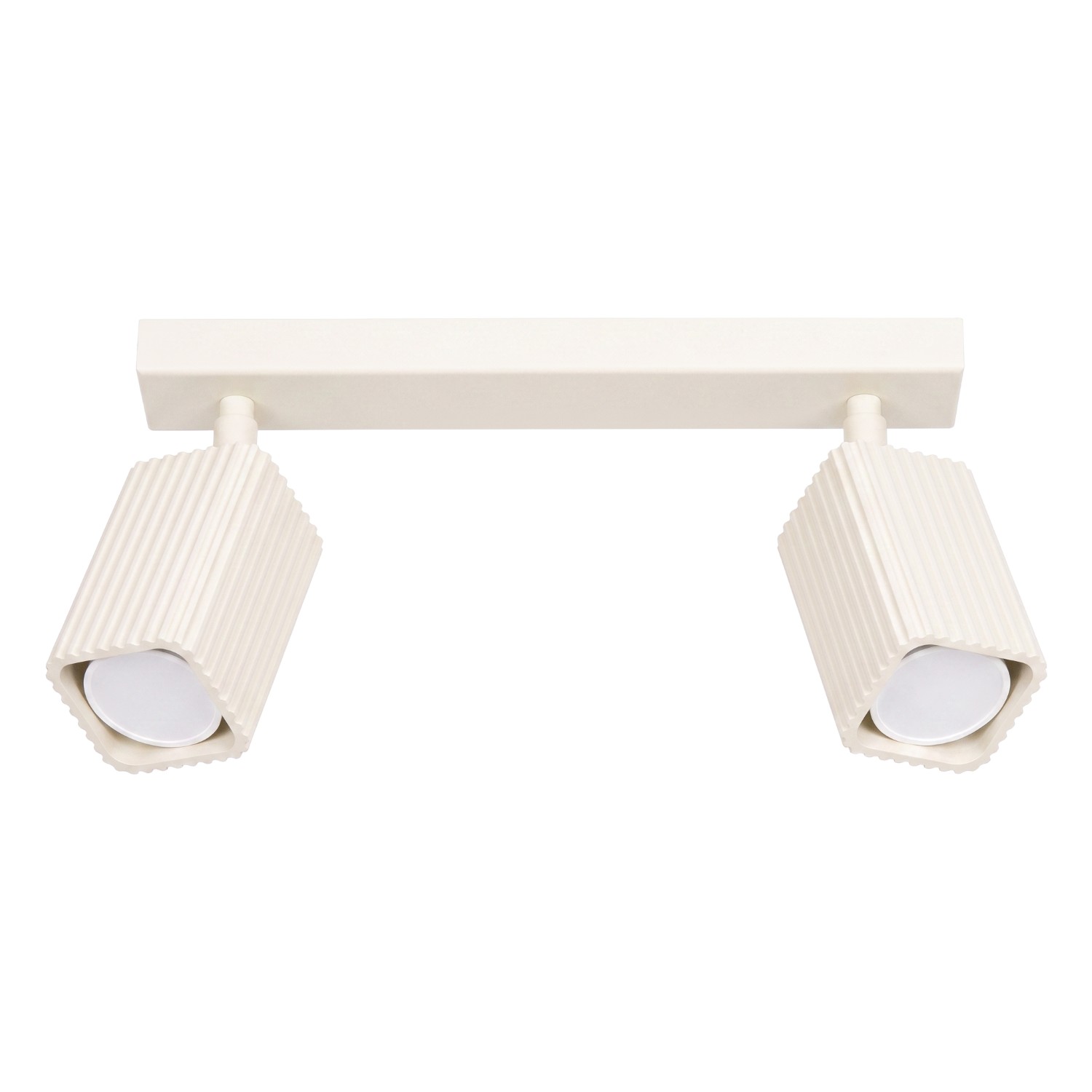 Deckenleuchte Rayo 2 Beige Aluminium 2xgu10 30cm Sollux