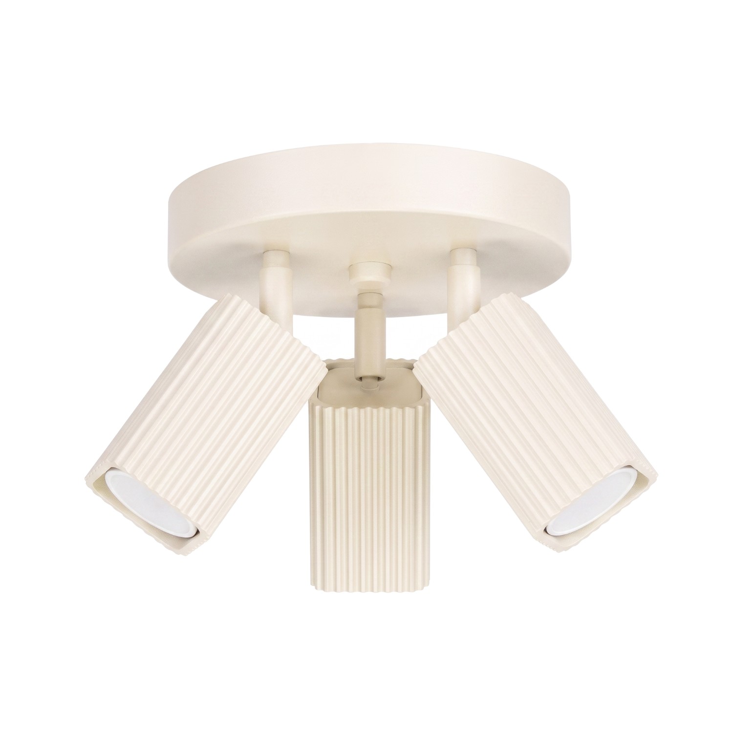 Deckenleuchte Rayo 3p Beige Aluminium 3xgu10 20cm Sollux