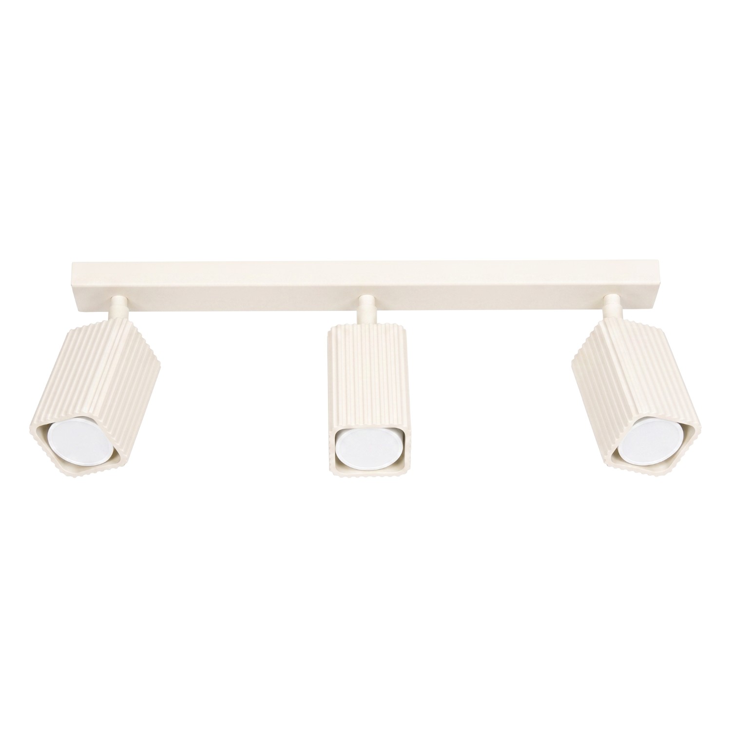 Deckenleuchte Rayo 3l Beige Aluminium 3xgu10 45cm Sollux