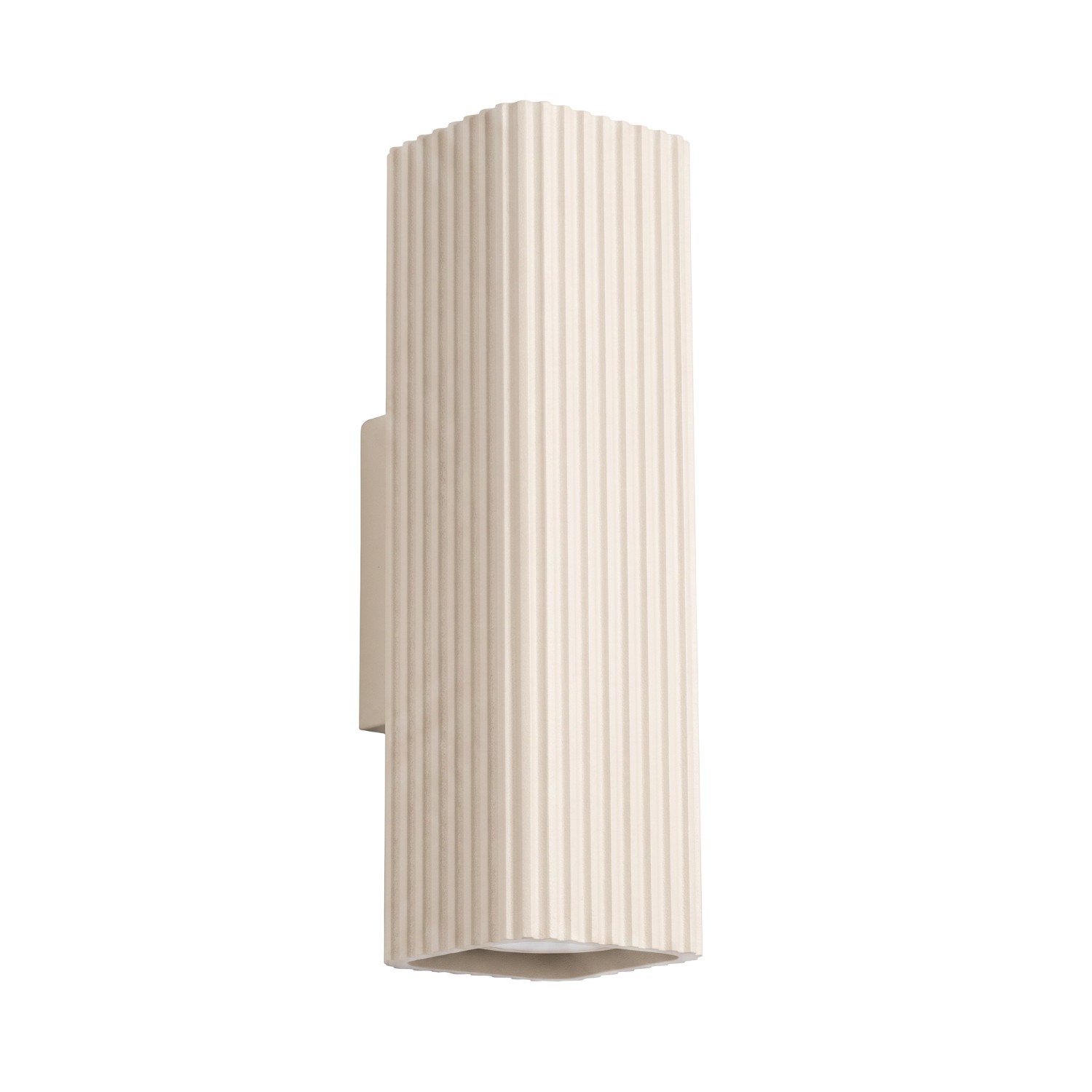 Wandleuchte Rayo 20 Beige Aluminium 2xgu10 6cm Sollux