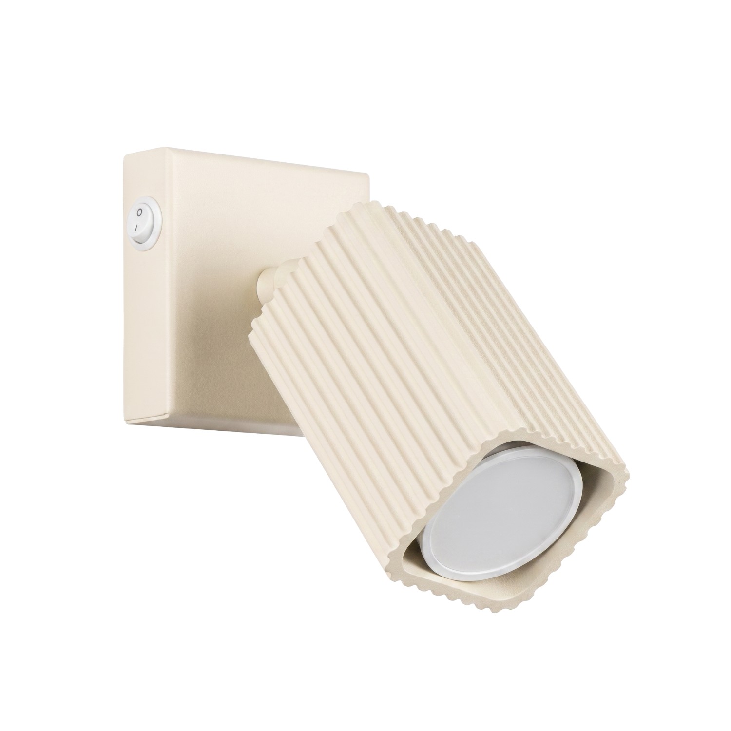 Wandleuchte Rayo Beige Mit Schalter 1xgu10 Sollux