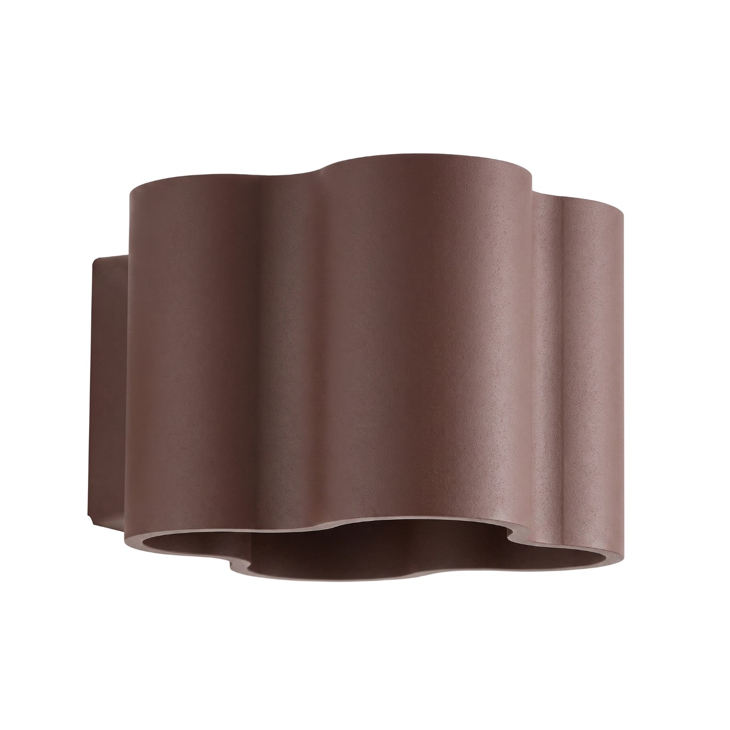 Wandleuchte Ovio Braun Aluminium 1xg9 12cm Sollux
