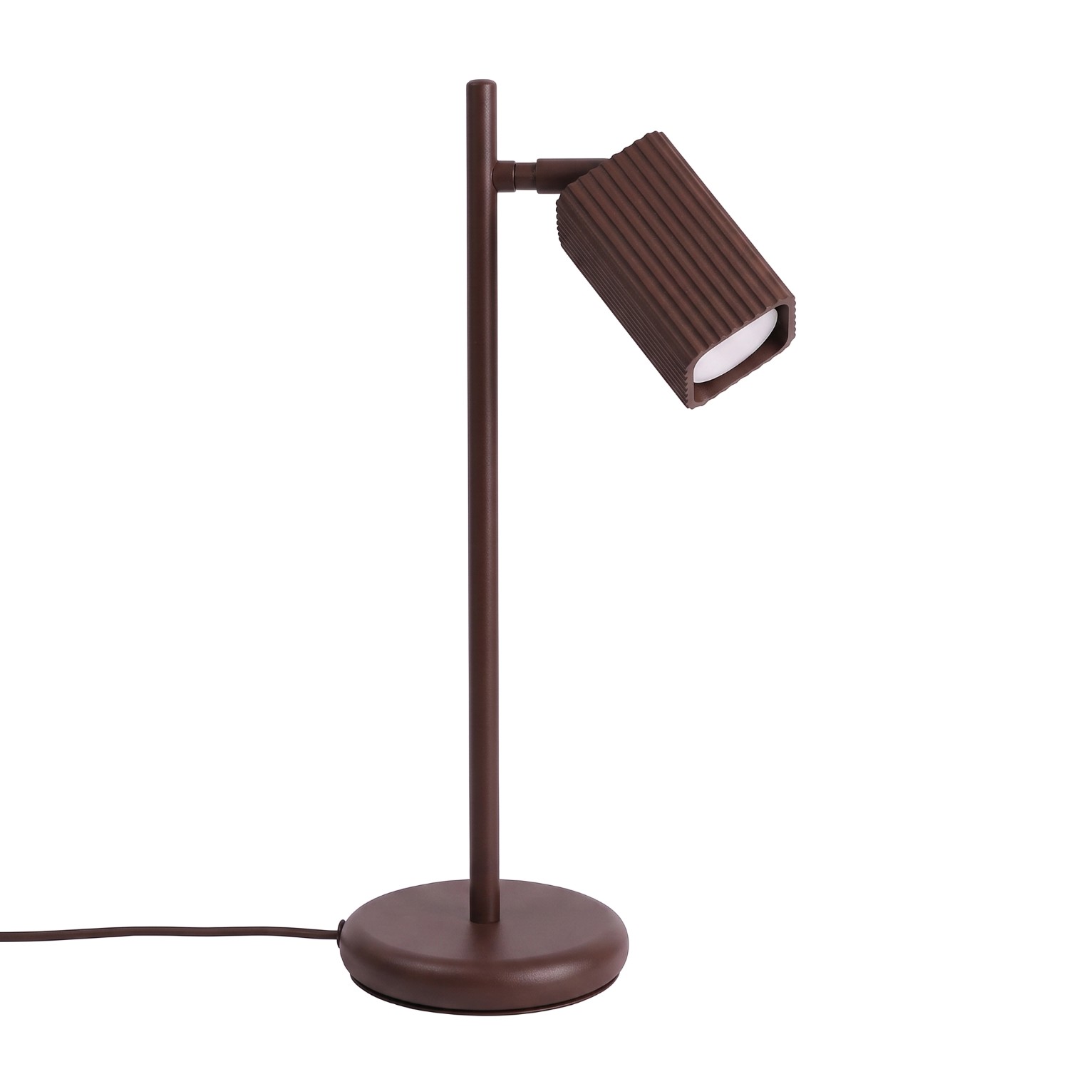 Tischlampe Rayo Braun Aluminium 1xgu10 14.5cm Sollux