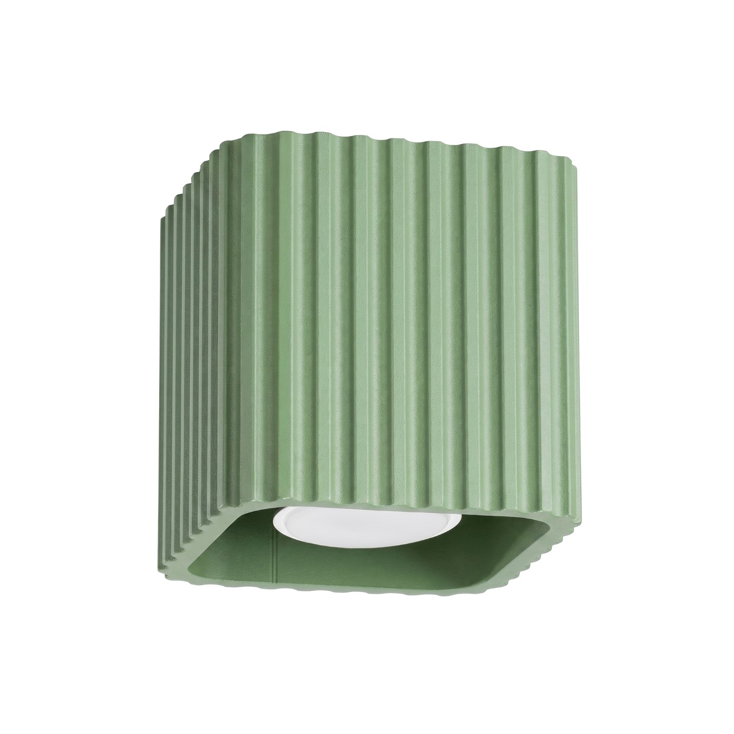 Deckenleuchte Riff 1 Salbei Aluminium 1xgu10 10cm Sollux