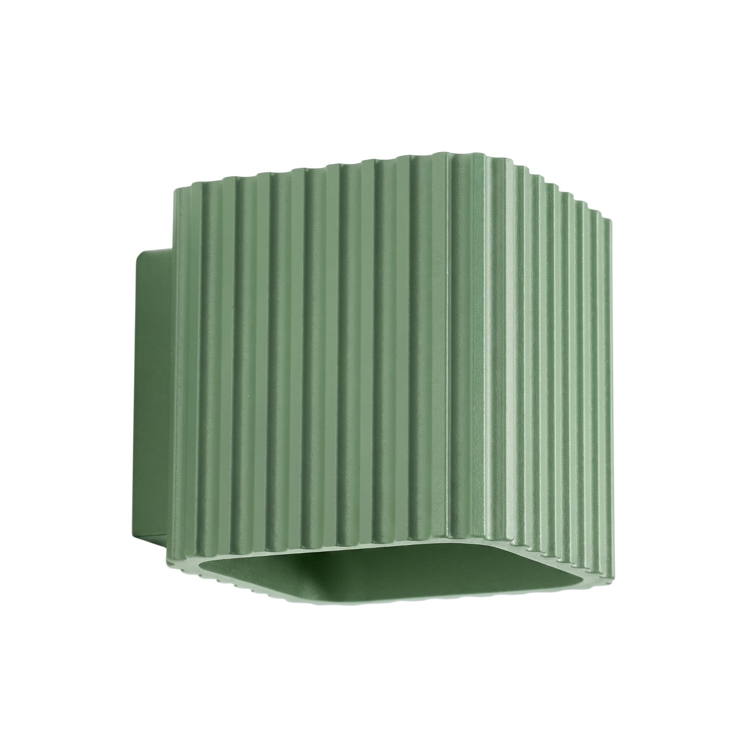 Wandleuchte Riff Salbei Aluminium 1xg9 10cm Sollux