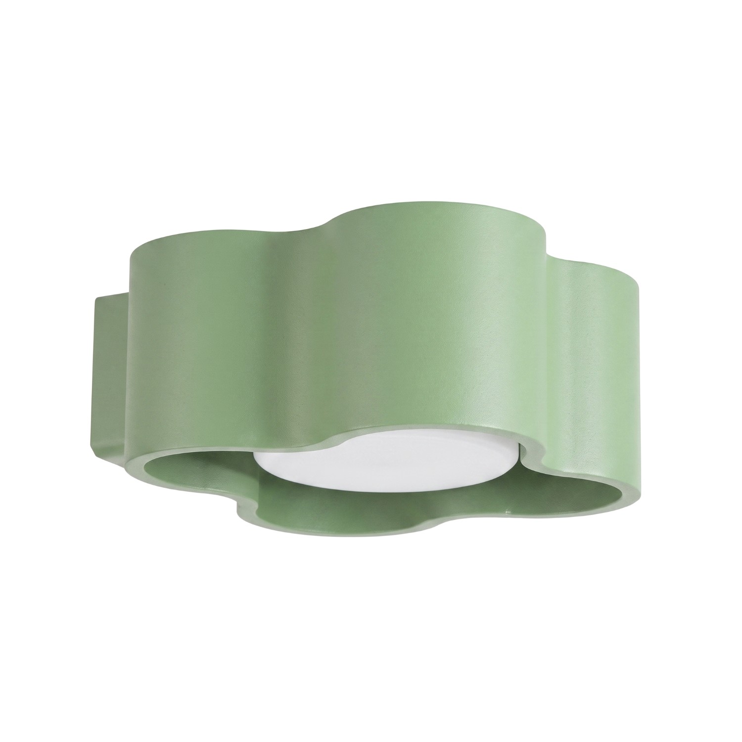 Wandleuchte Ovio Salbei Aluminium 1xgx53 12cm Sollux