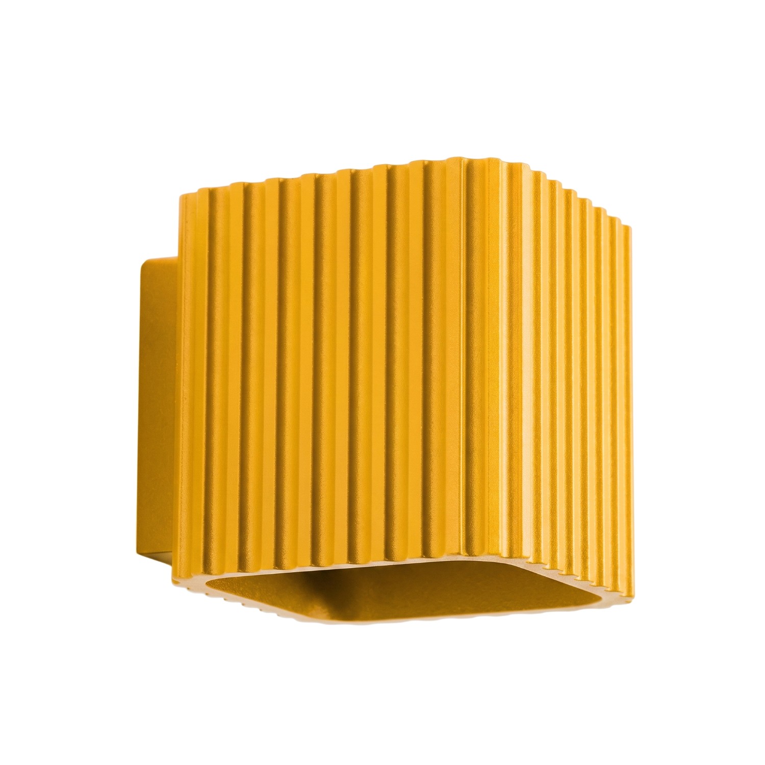 Wandleuchte Riff Gelb Aluminium 1xg9 10cm Sollux