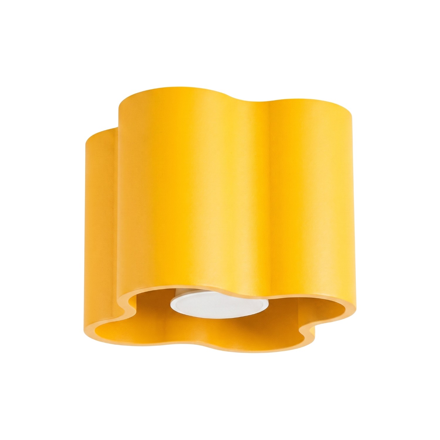 Deckenleuchte Ovio 1 Gelb Aluminium 1xgu10 12cm Sollux