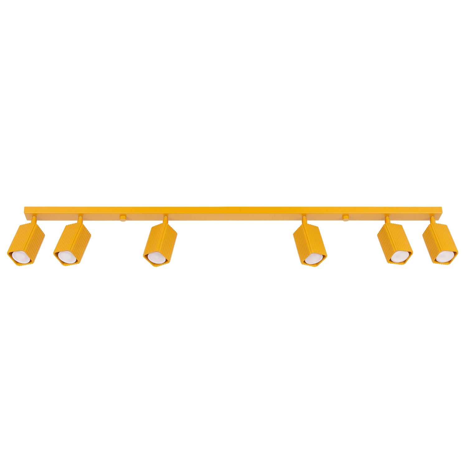 Deckenleuchte Rayo 6l Gelb Aluminium 6xgu10 117cm Sollux