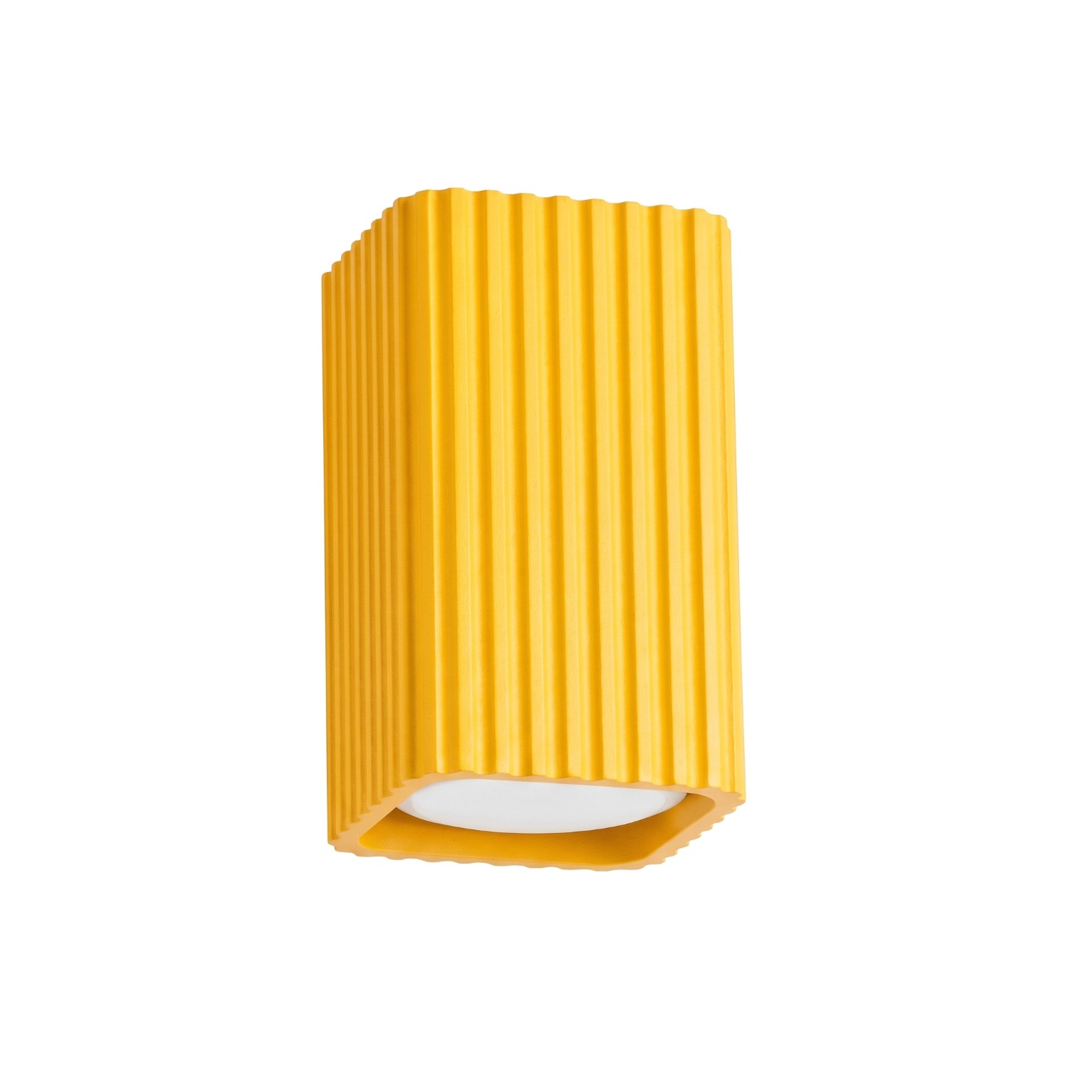 Deckenleuchte Rayo 10 Gelb Aluminium 1xgu10 6cm Sollux