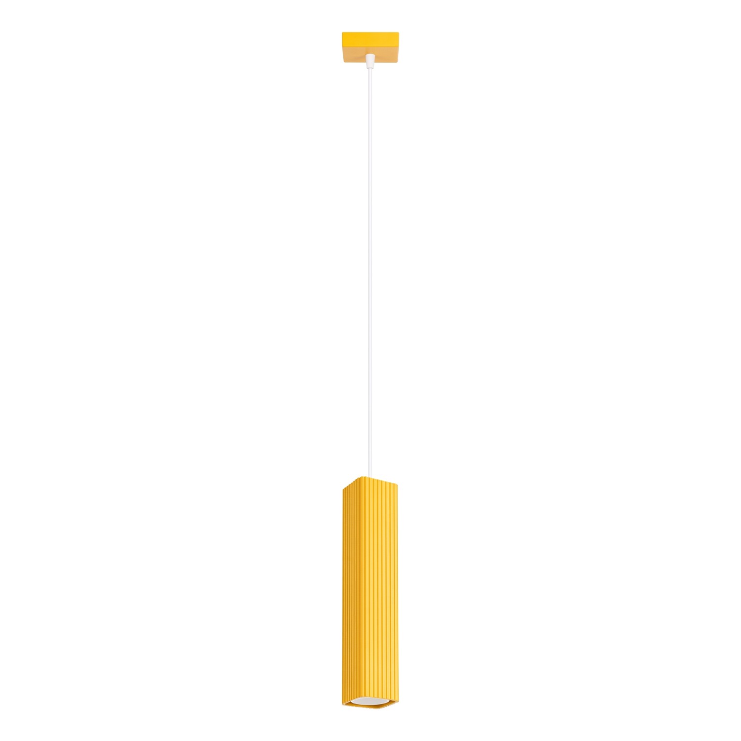 Pendelleuchte Rayo 1 Gelb Aluminium 1xgu10 8cm Sollux