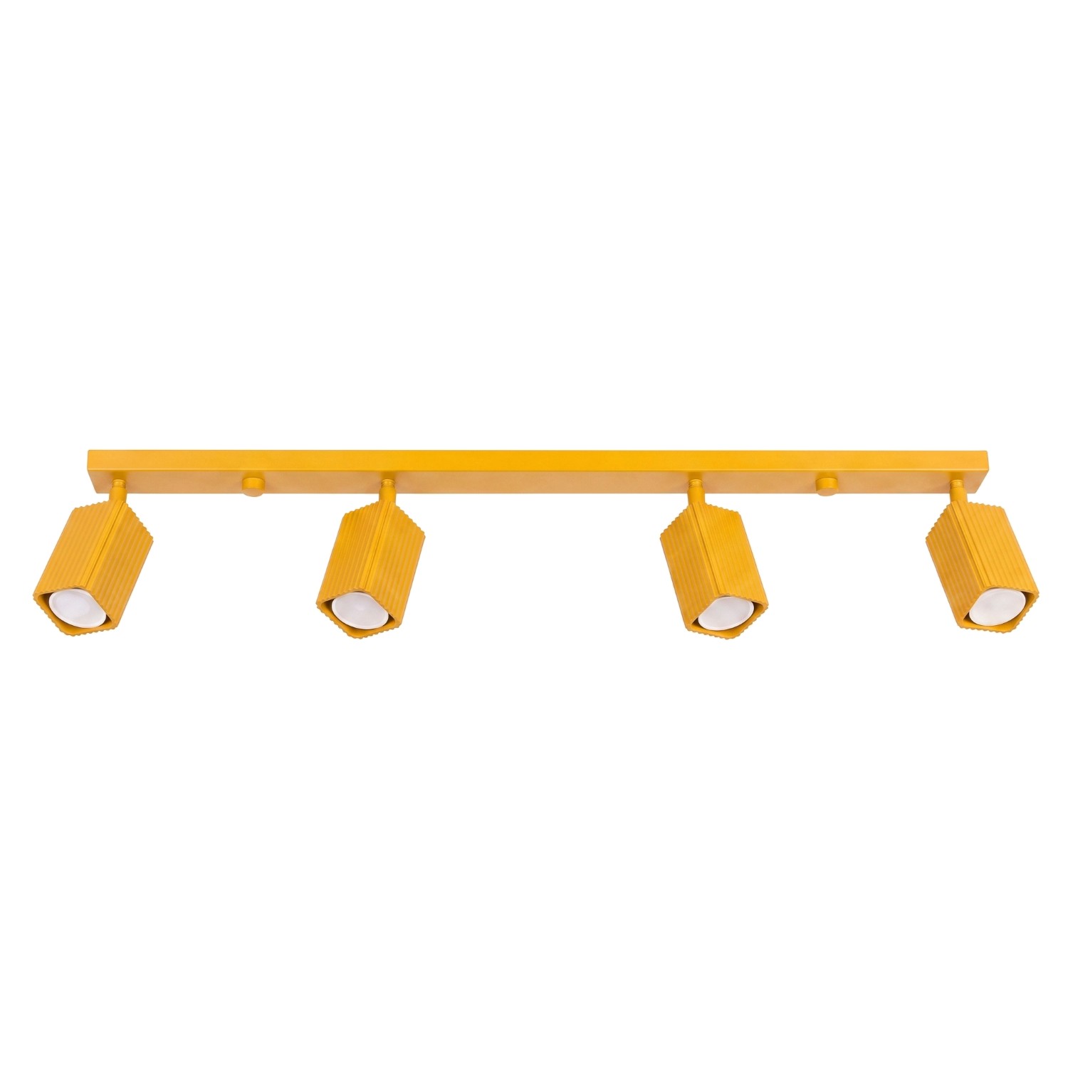 Deckenleuchte Rayo 4l Gelb Aluminium 4xgu10 81cm Sollux