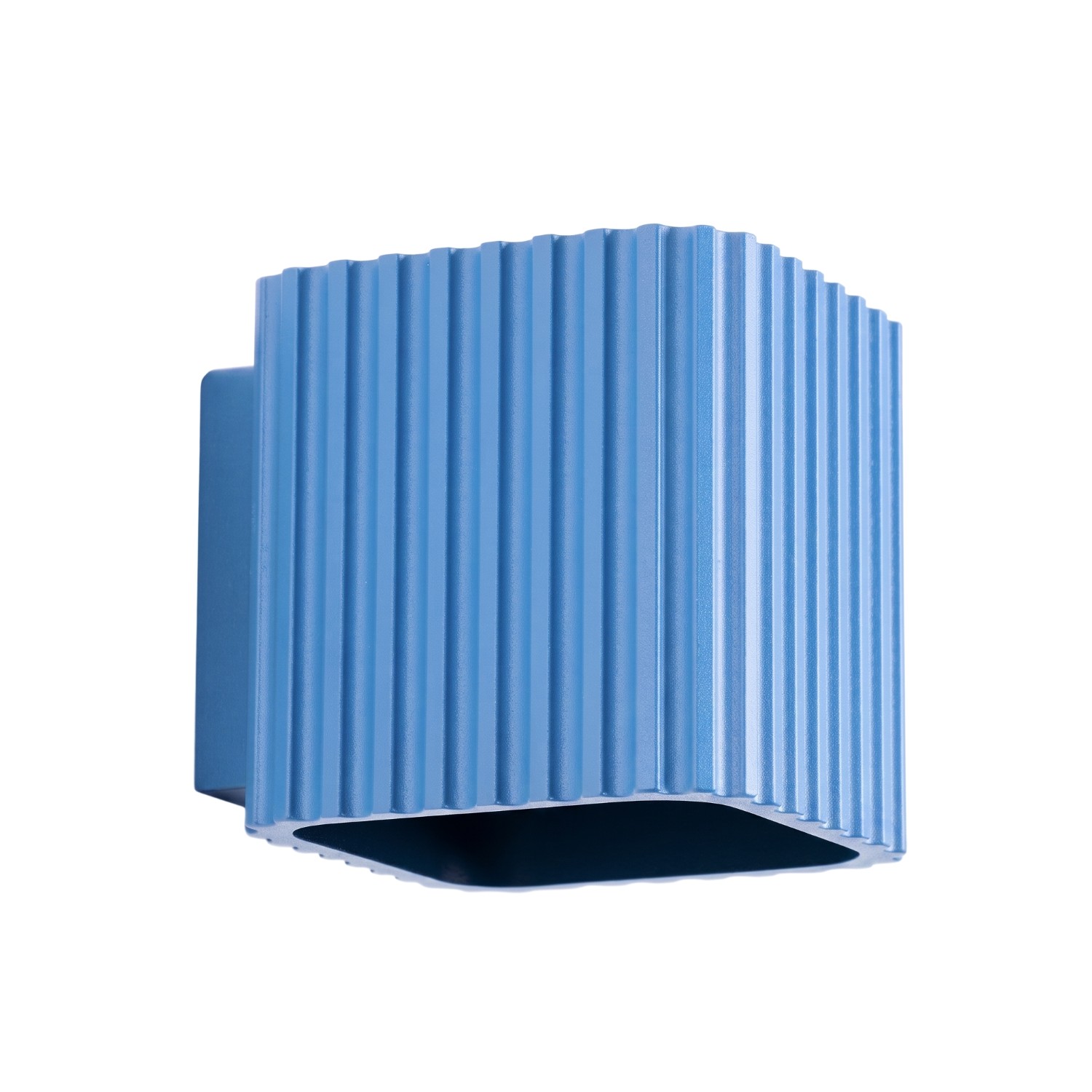 Wandleuchte Riff Himmelblau Aluminium 1xg9 10cm Sollux