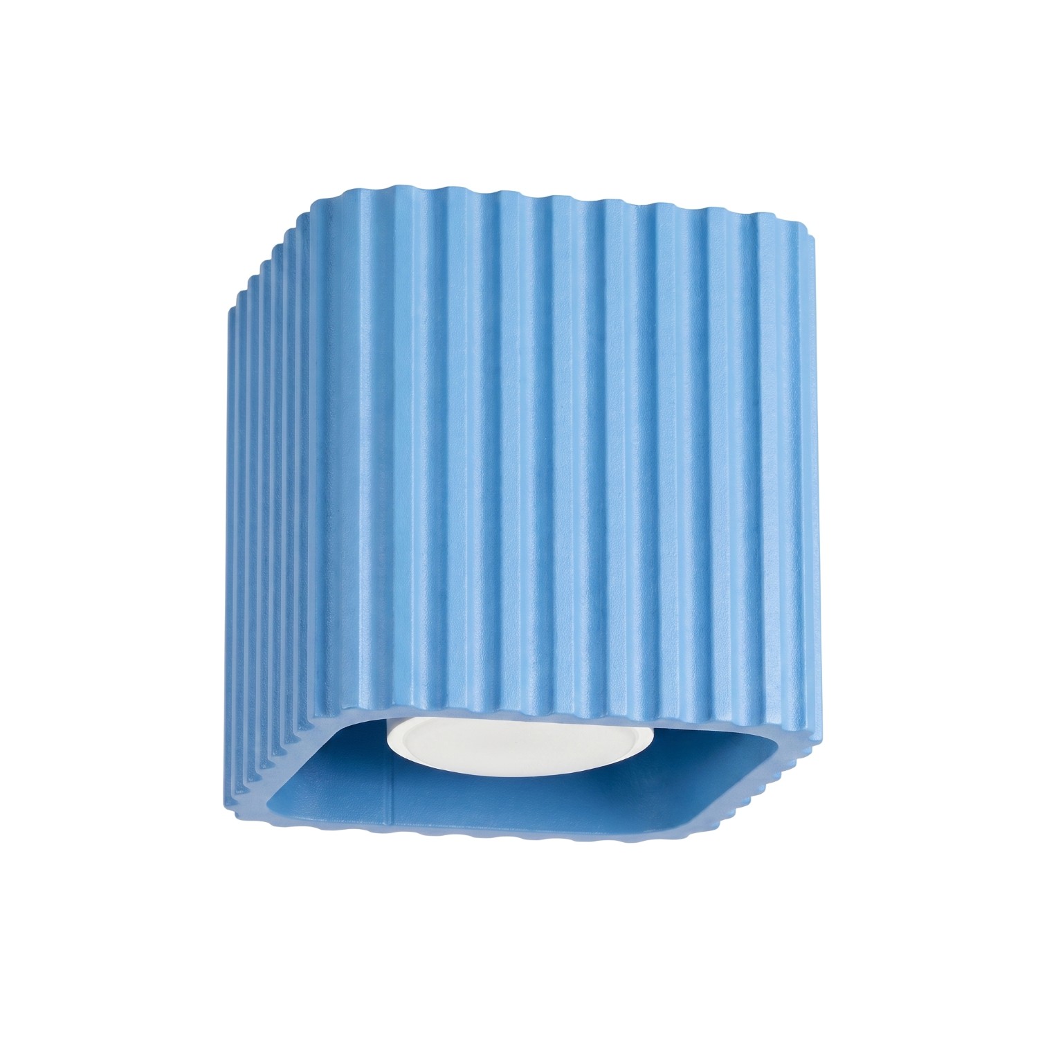 Deckenleuchte Riff 1 Himmelblau Aluminium 1xgu10 10cm Sollux