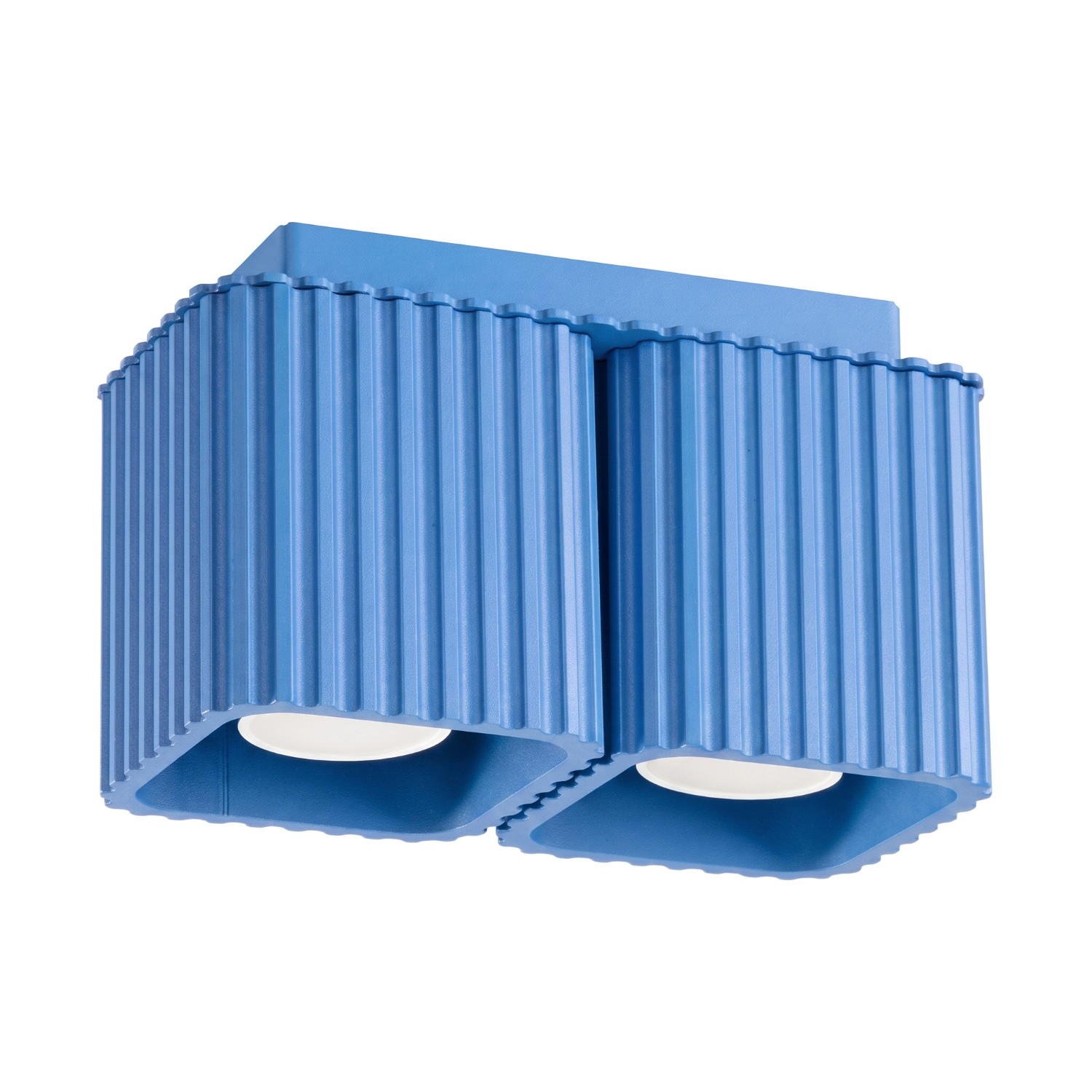 Deckenleuchte Riff 2 Himmelblau Aluminium 2xgu10 20.5cm Sollux