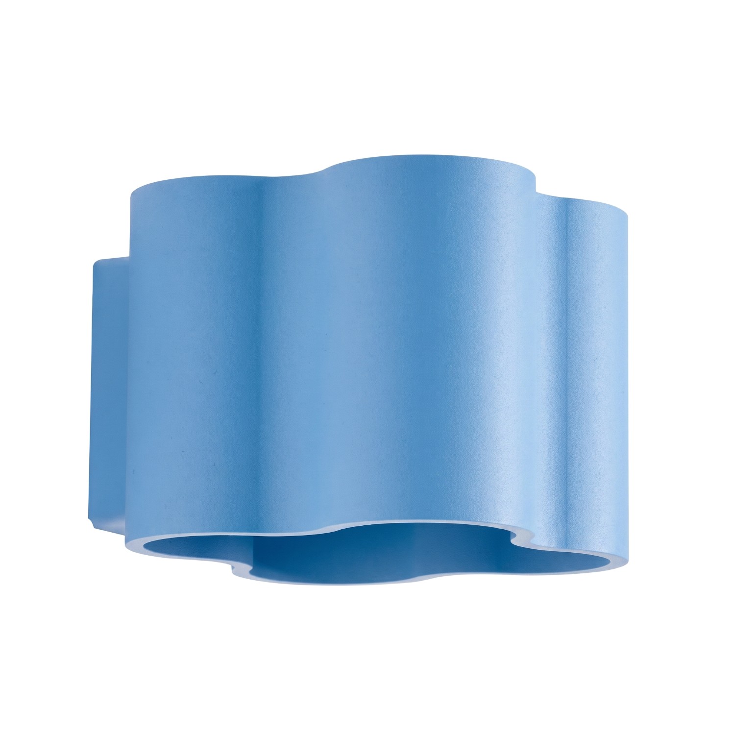 Wandleuchte Ovio Himmelblau Aluminium 1xg9 12cm Sollux