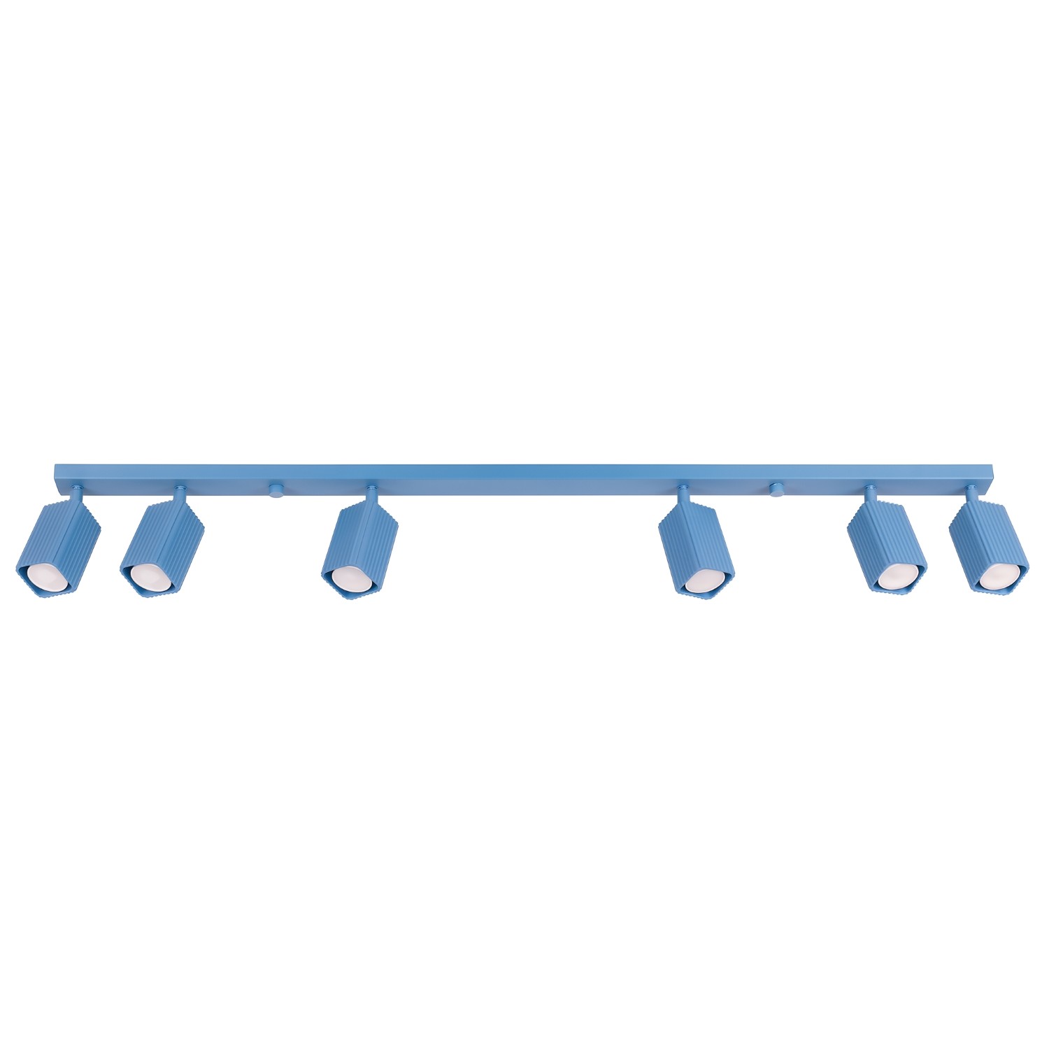 Deckenleuchte Rayo 6l Himmelblau Aluminium 6xgu10 117cm Sollux
