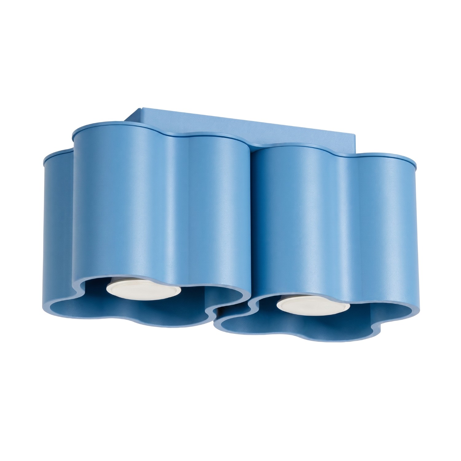 Deckenleuchte Ovio 2 Himmelblau Aluminium 2xgu10 24.5cm Sollux