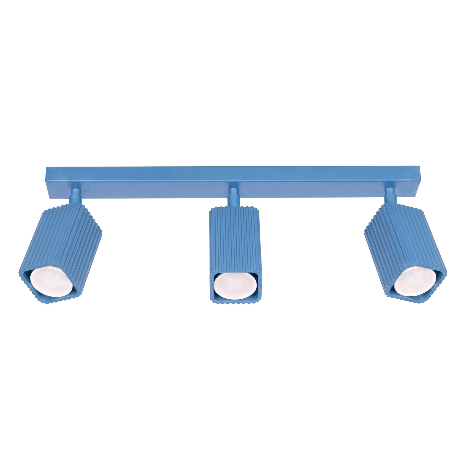 Deckenleuchte Rayo 3l Himmelblau Aluminium 3xgu10 45cm Sollux