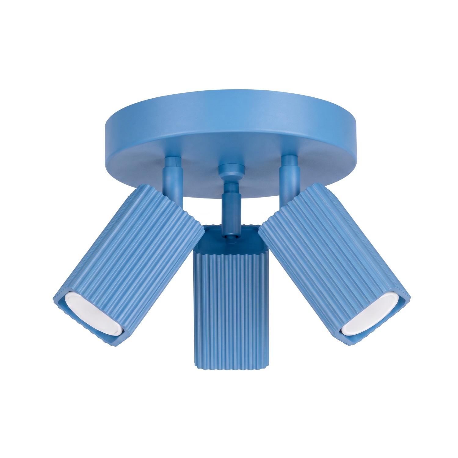 Deckenleuchte Rayo 3p Himmelblau Aluminium 3xgu10 20cm Sollux