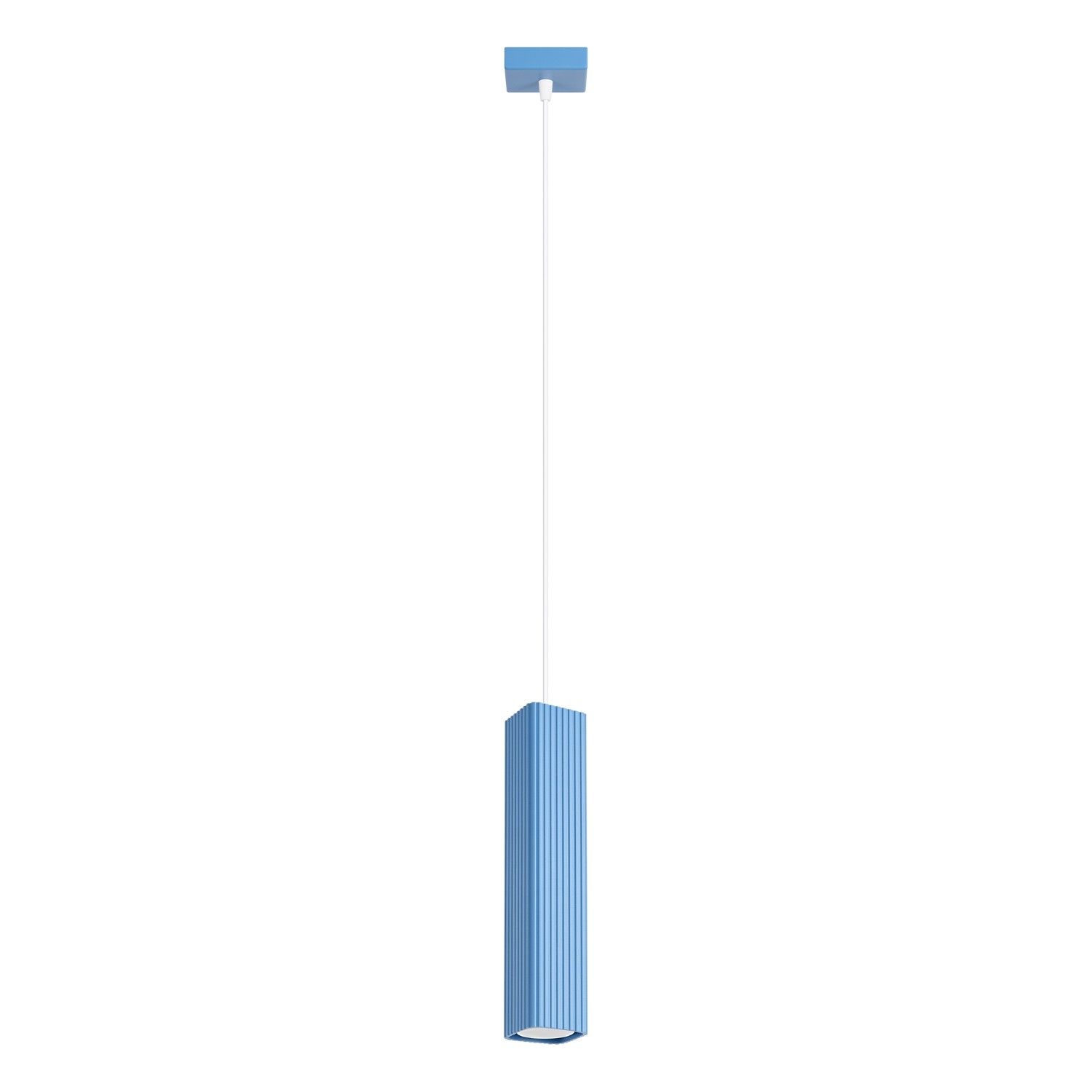 Pendelleuchte Rayo 1 Himmelblau Aluminium 1xgu10 8cm Sollux