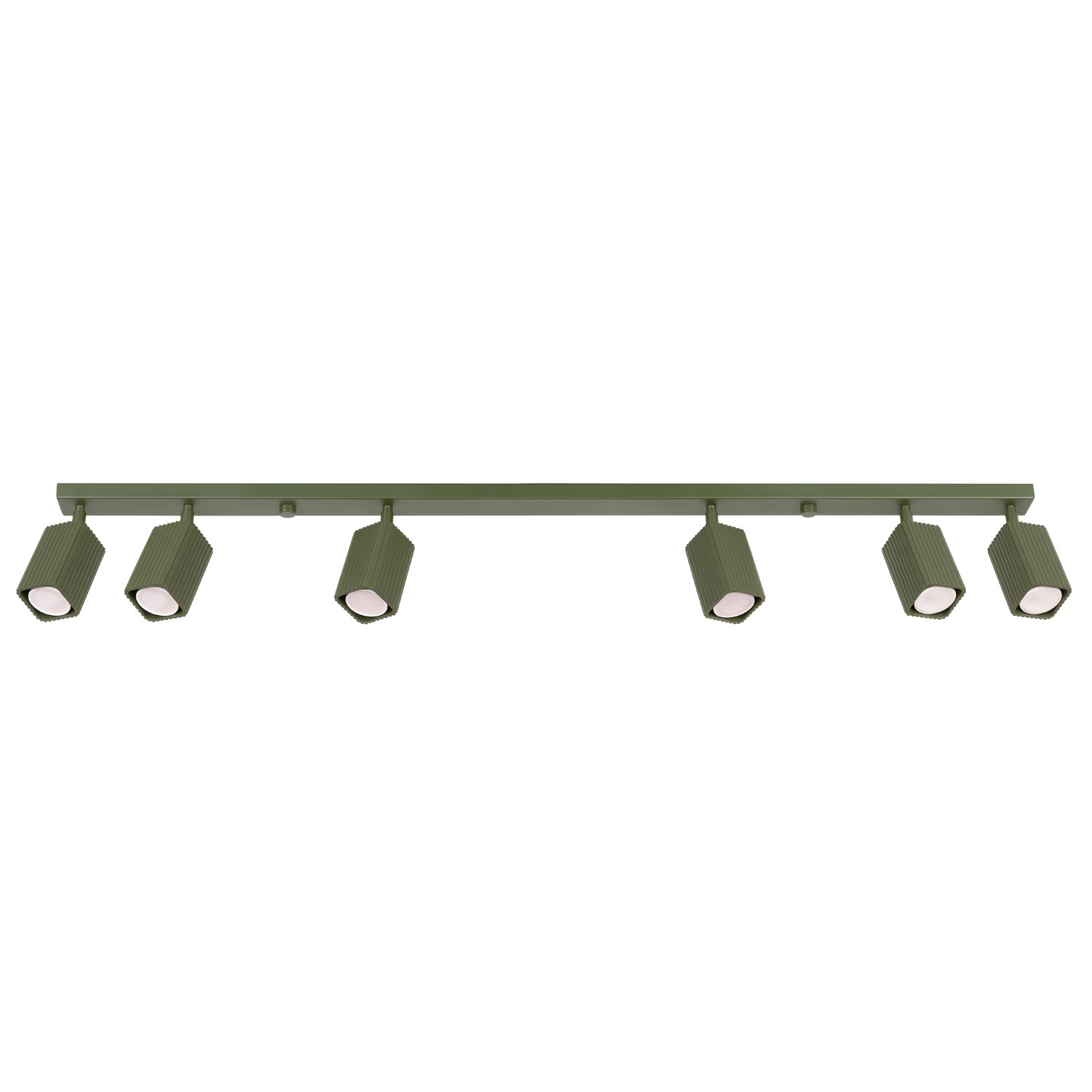 Deckenleuchte Rayo 6l Olivgrün Aluminium 6xgu10 117cm Sollux
