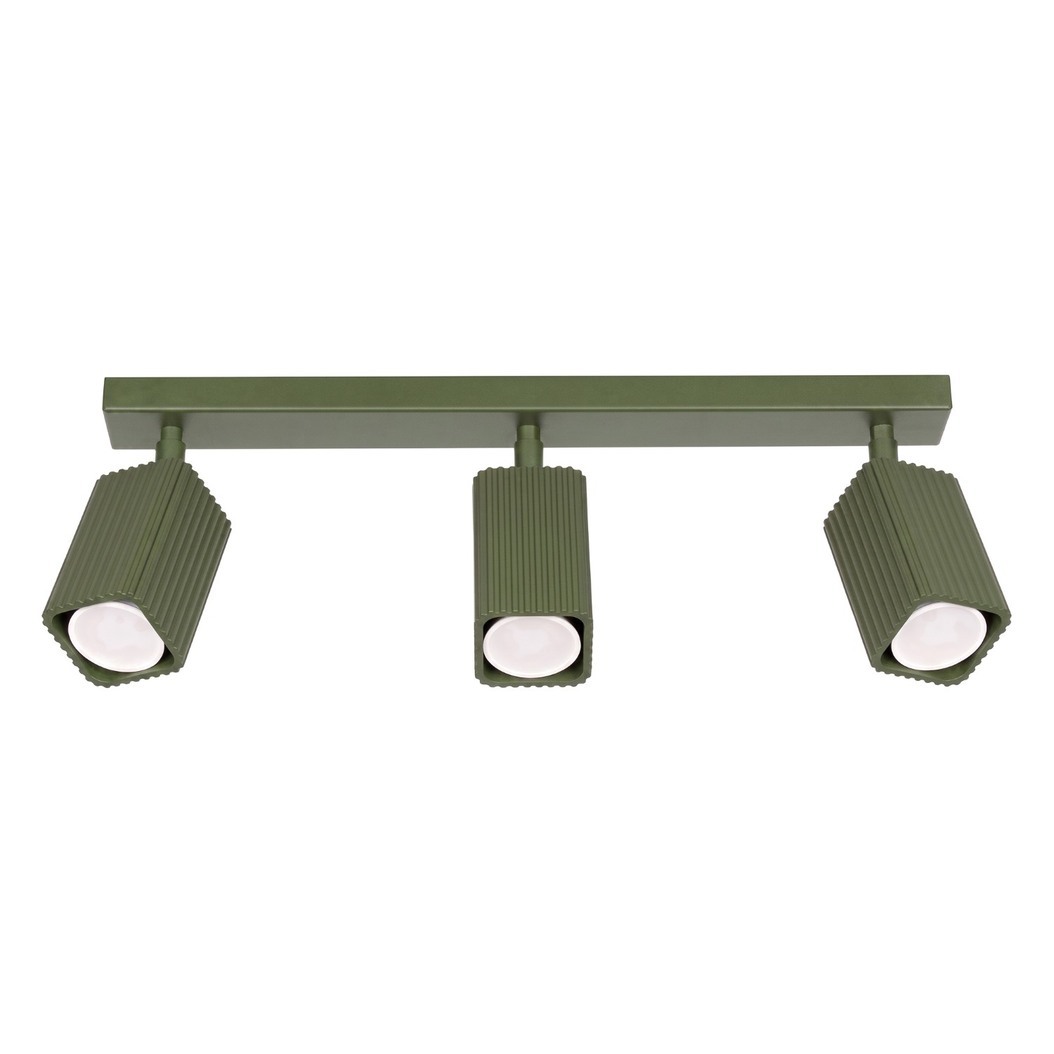 Deckenleuchte Rayo 3l Olivgrün Aluminium 3xgu10 45cm Sollux