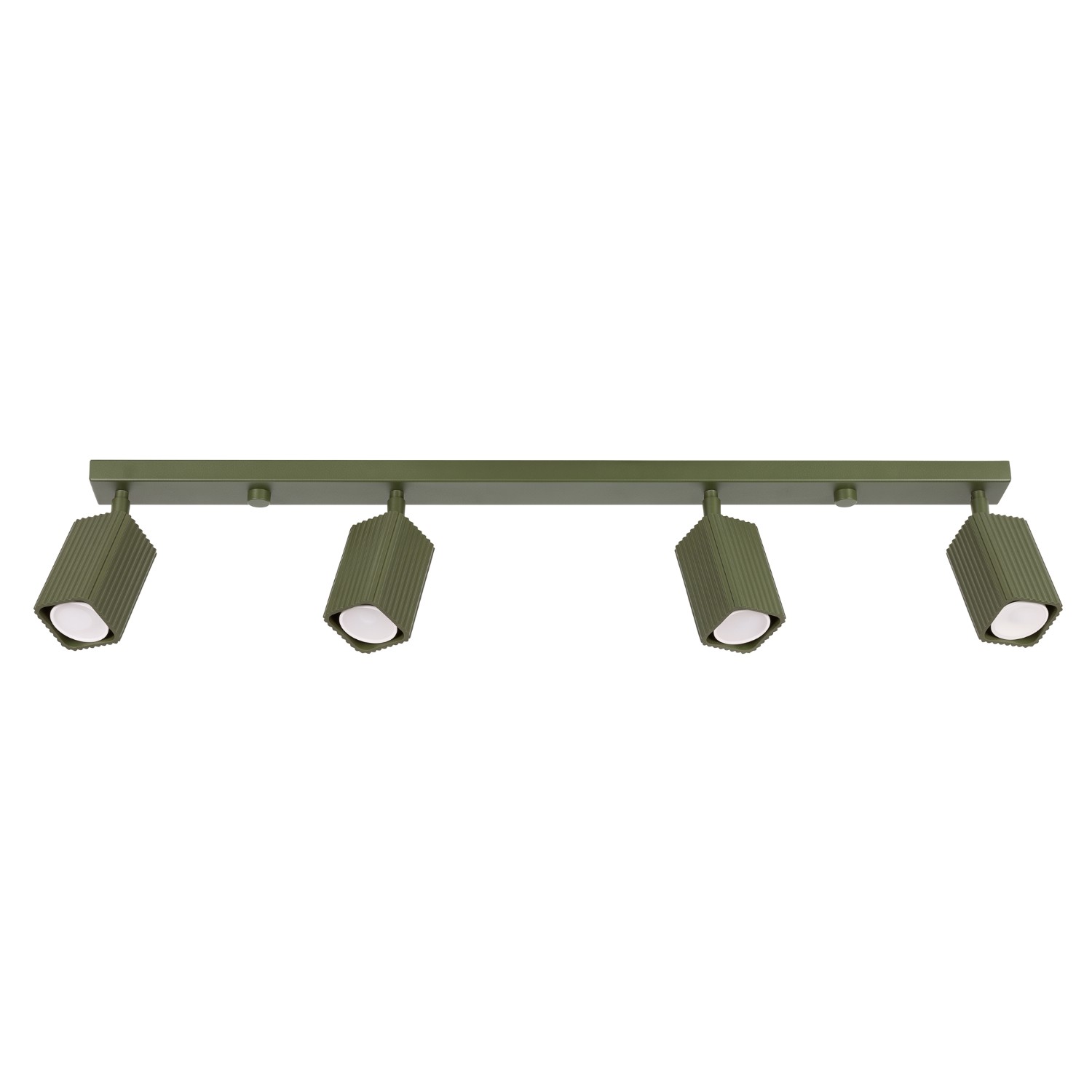 Deckenleuchte Rayo 4l Olivgrün Aluminium 4xgu10 81cm Sollux