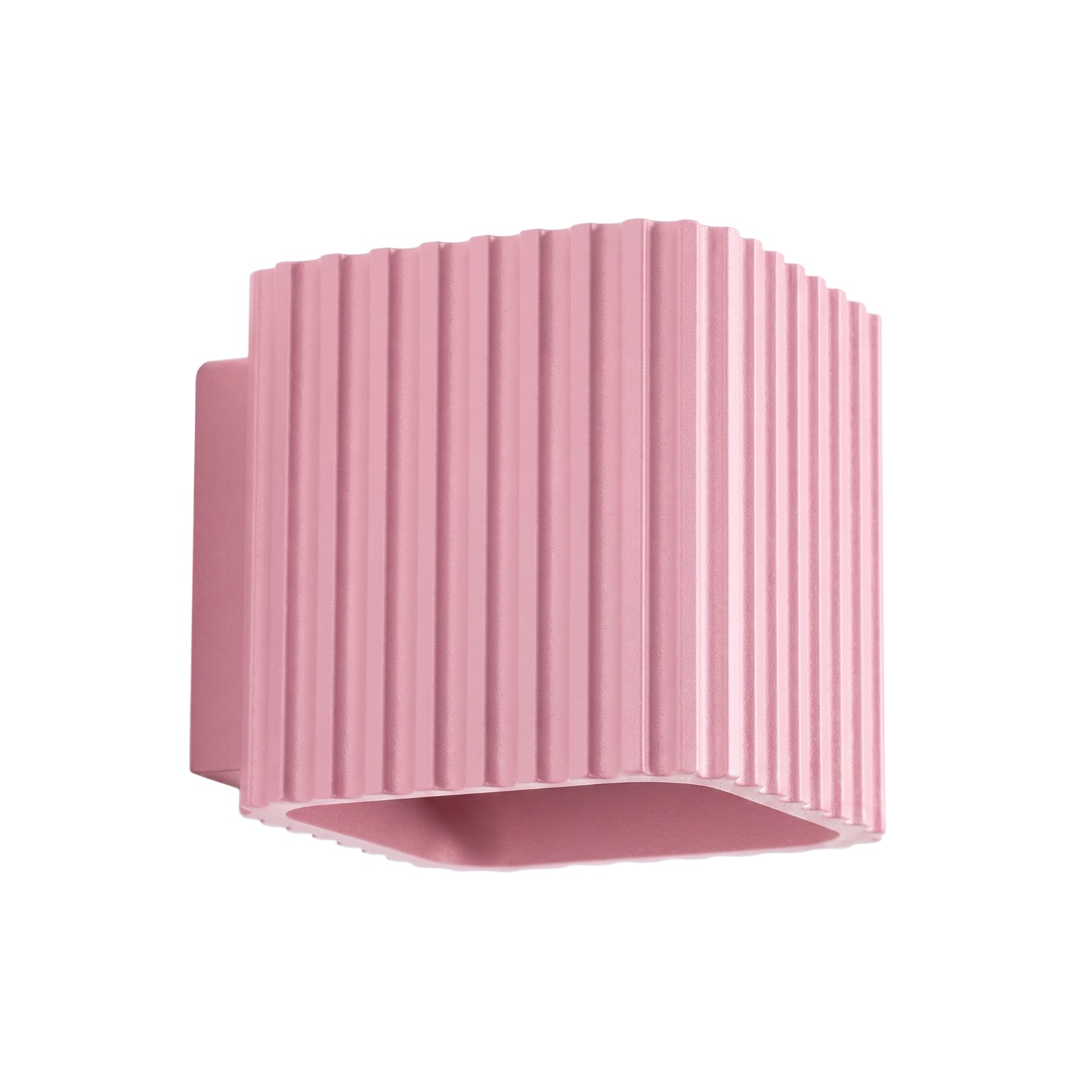 Wandleuchte Riff Rosa Aluminium 1xg9 10cm Sollux