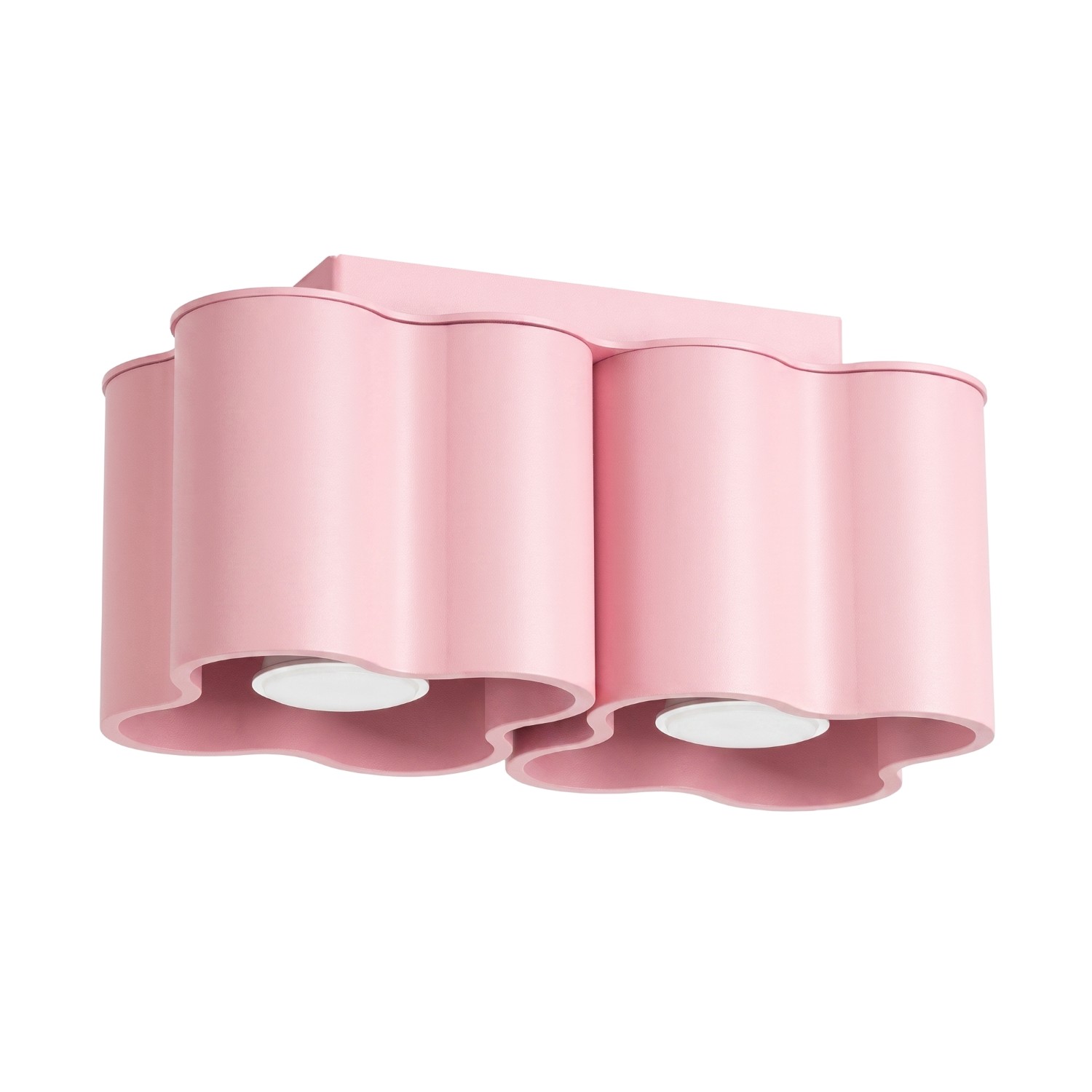 Deckenleuchte Ovio 2 Rosa Aluminium 2xgu10 24.5cm Sollux