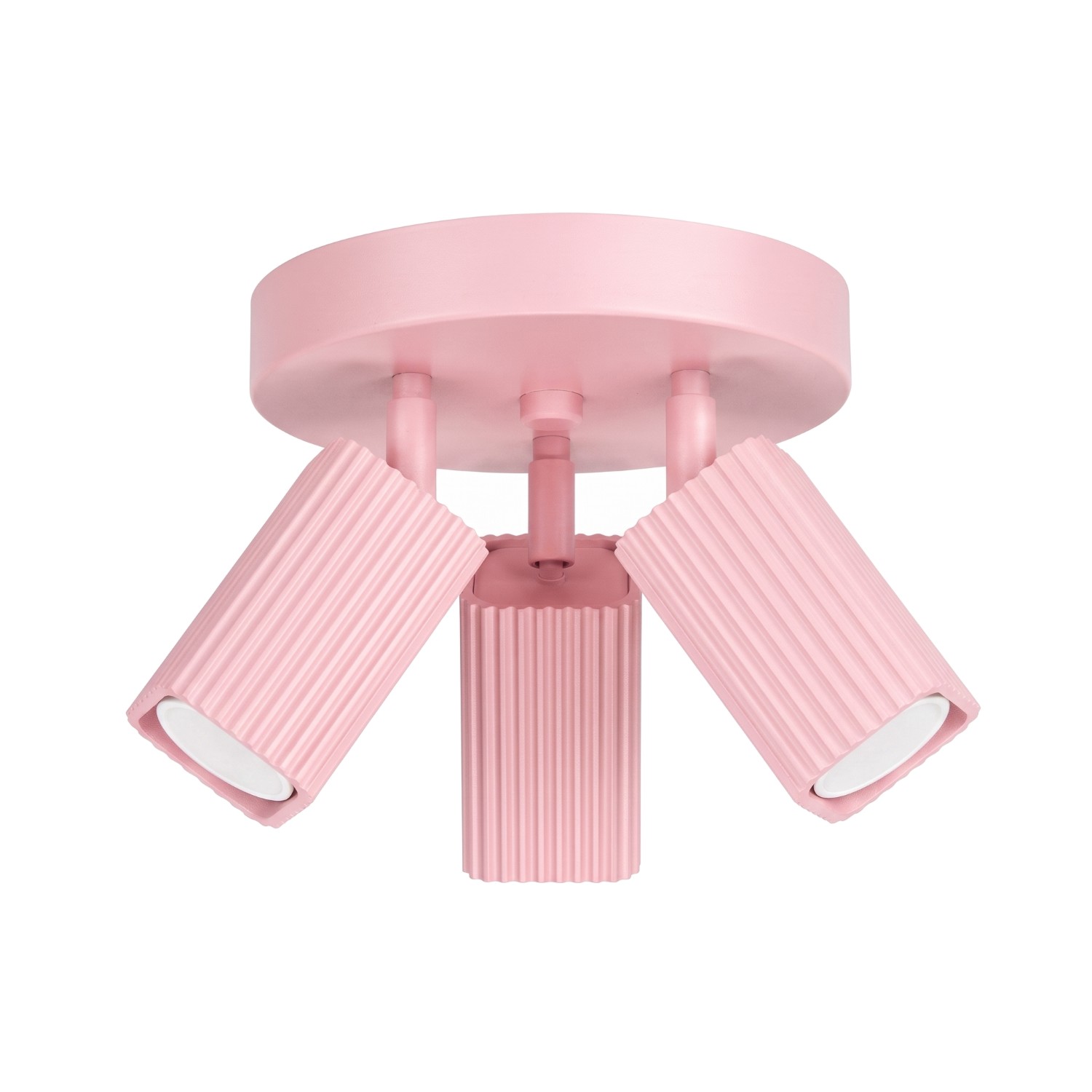 Deckenleuchte Rayo 3p Rosa Aluminium 3xgu10 20cm Sollux