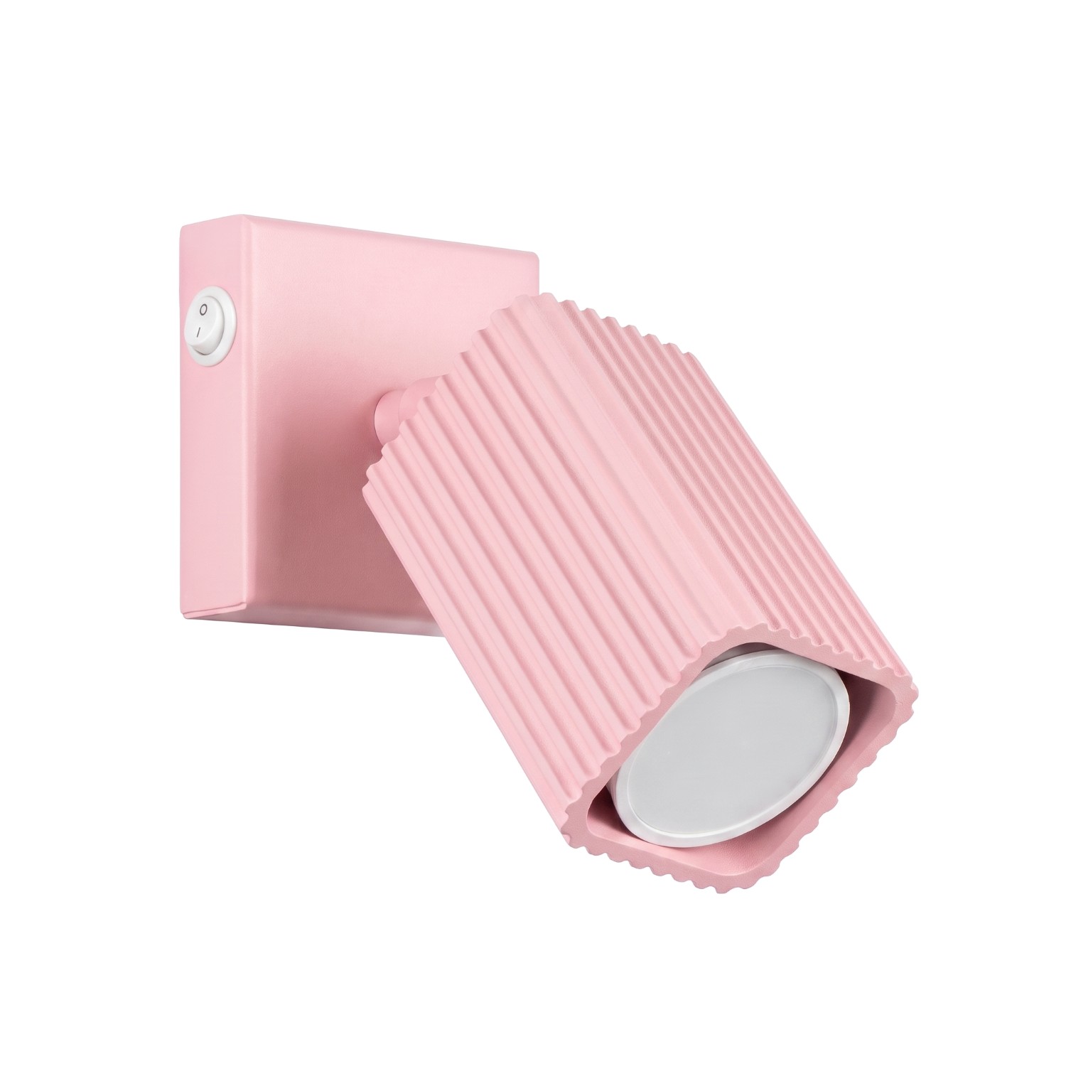 Wandleuchte Rayo Rosa Mit Schalter 1xgu10 Sollux