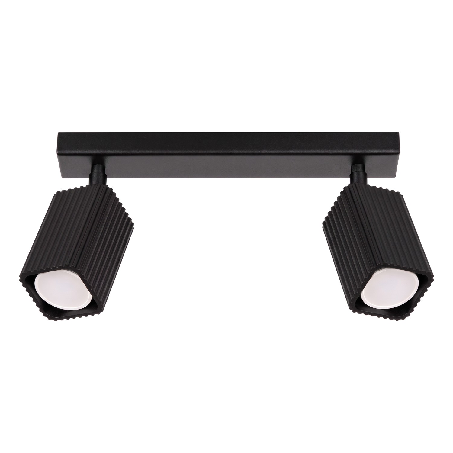 Deckenleuchte Rayo 2 Schwarz Aluminium 2xgu10 30cm Sollux