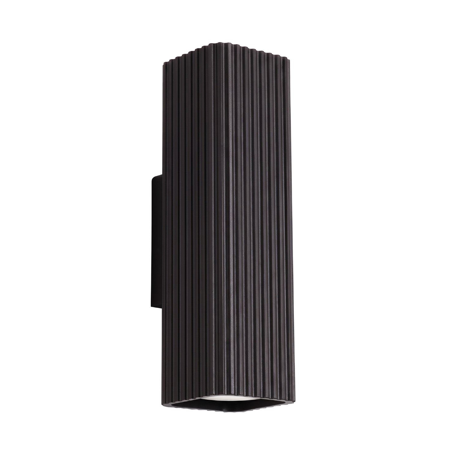 Wandleuchte Rayo 20 Schwarz Aluminium 2xgu10 6cm Sollux