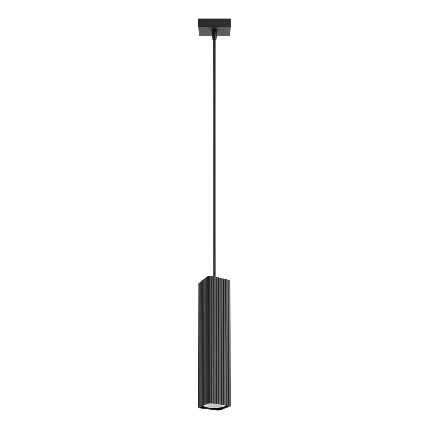 Pendelleuchte Rayo 1 Schwarz Aluminium 1xgu10 8cm Sollux