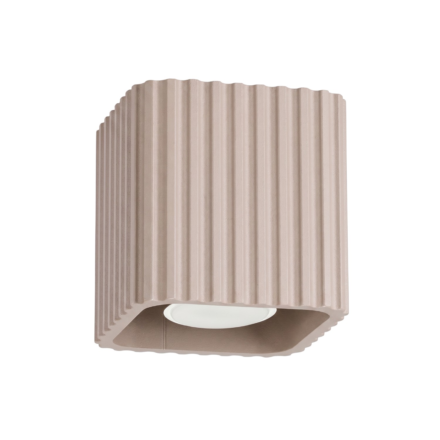 Deckenleuchte Riff 1 Taupe Aluminium 1xgu10 10cm Sollux