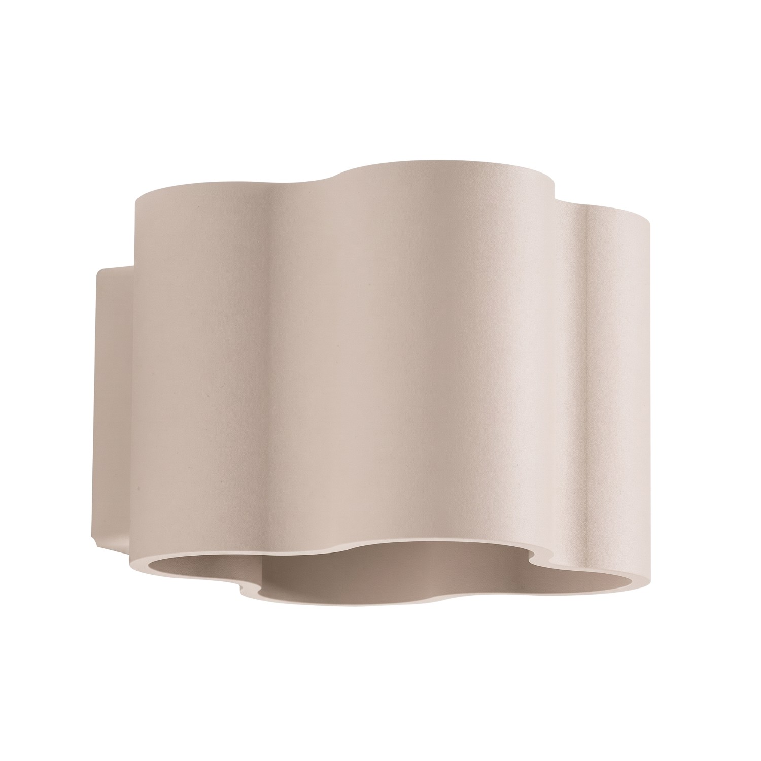 Wandleuchte Ovio Taupe Aluminium 1xg9 12cm Sollux