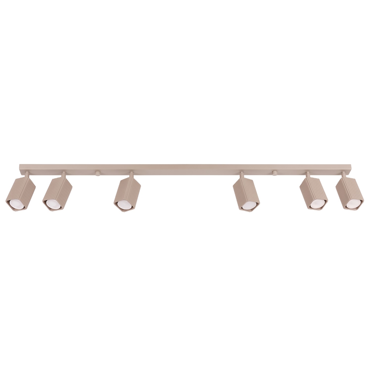 Deckenleuchte Rayo 6l Taupe Aluminium 6xgu10 117cm Sollux
