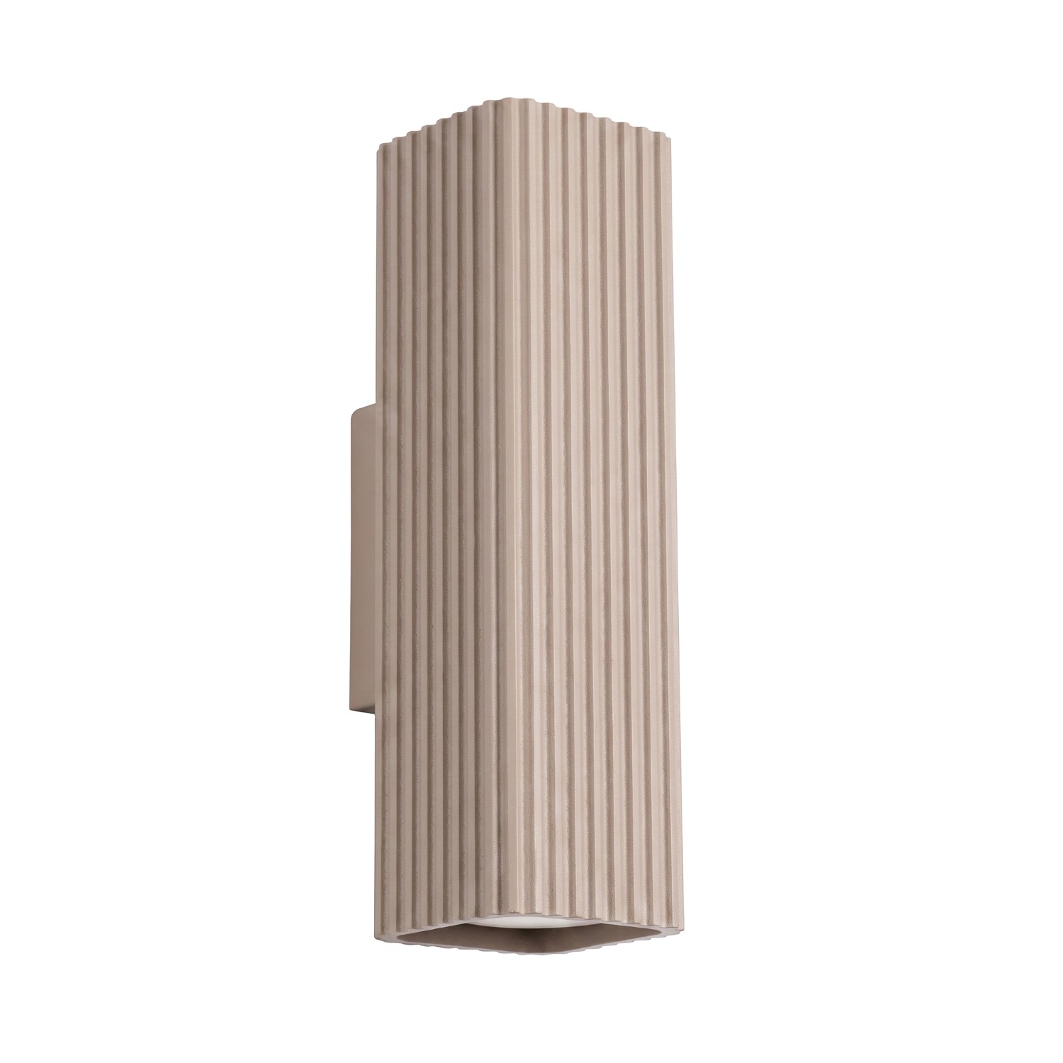 Wandleuchte Rayo 20 Taupe Aluminium 2xgu10 6cm Sollux