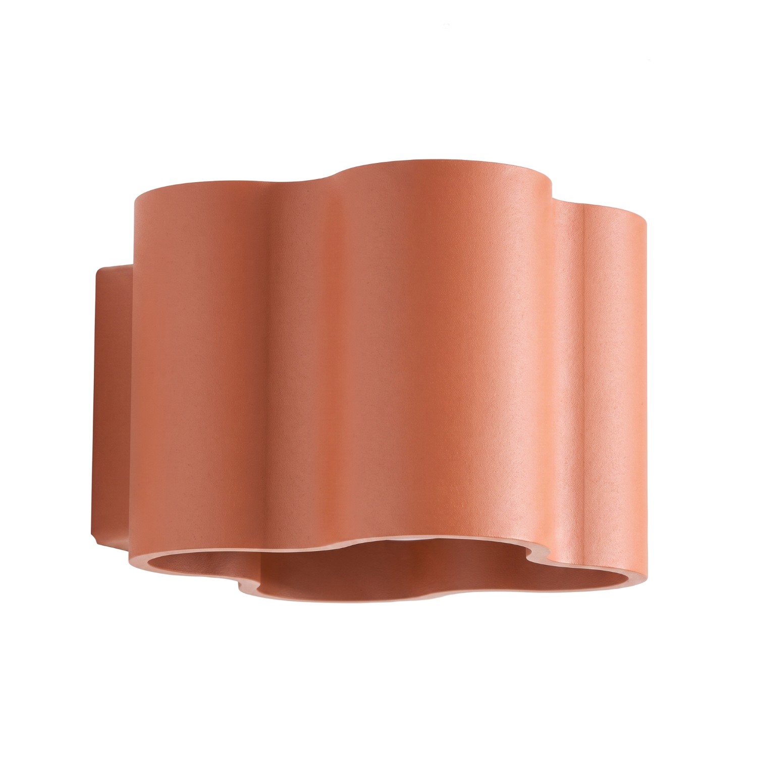 Wandleuchte Ovio Rote Ocker Aluminium 1xg9 12cm Sollux