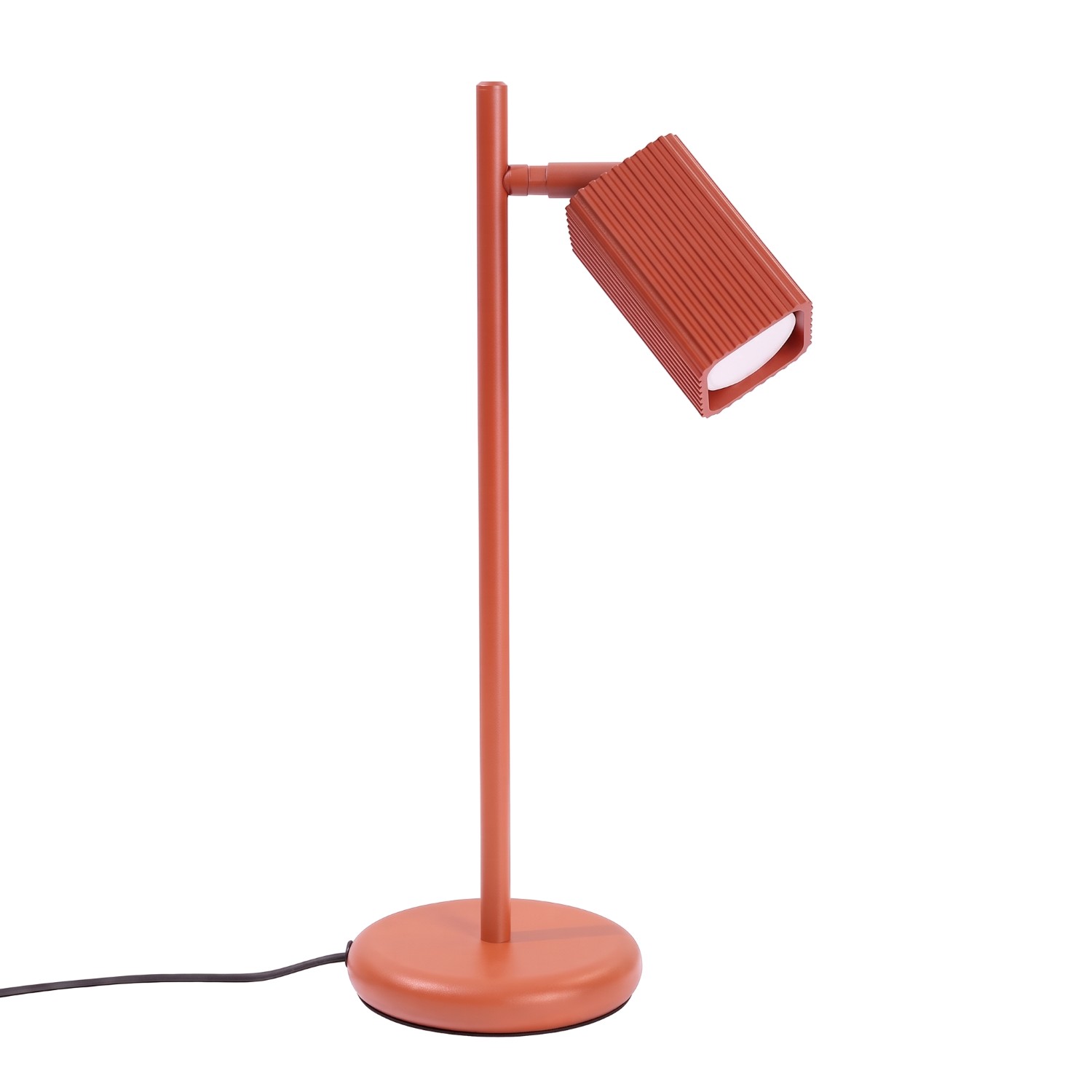 Tischlampe Rayo Rote Ocker Aluminium 1xgu10 14.5cm Sollux