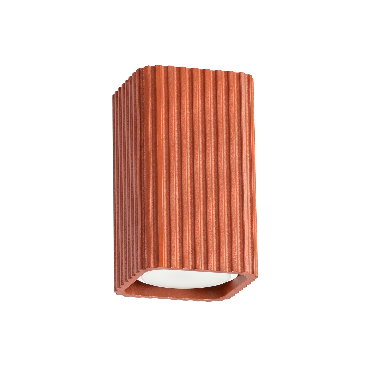 Deckenleuchte Rayo 10 Rote Ocker Aluminium 1xgu10 6cm Sollux