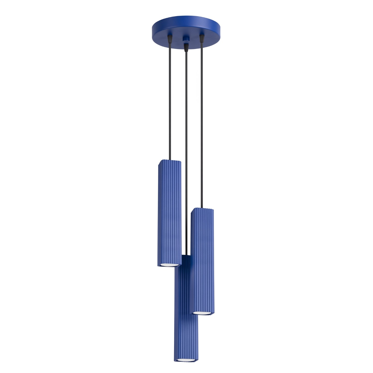 Pendelleuchte Rayo 3p Ultramarin Aluminium 3xgu10 20cm Sollux