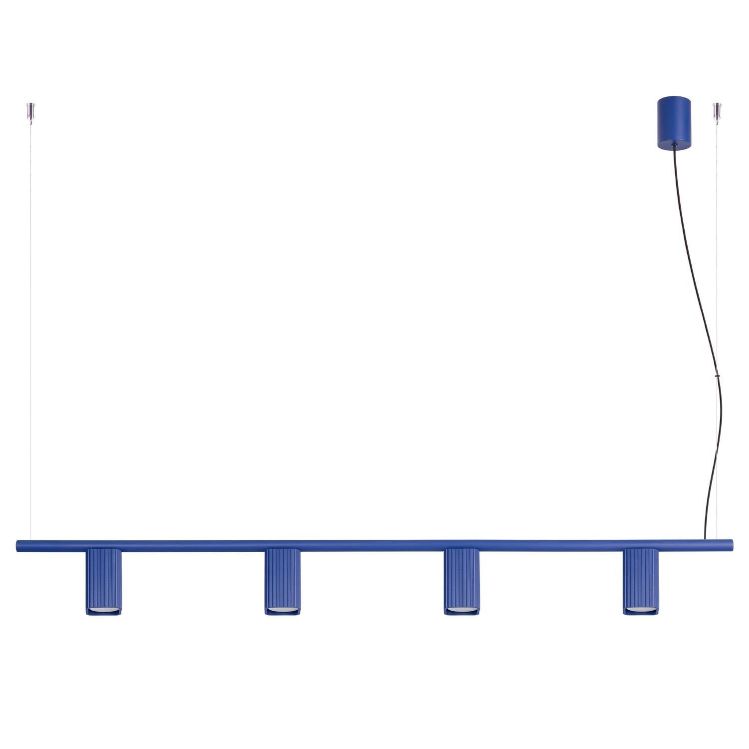 Kronleuchter Rayo 4 Ultramarin Aluminium 4xgu10 122cm Sollux