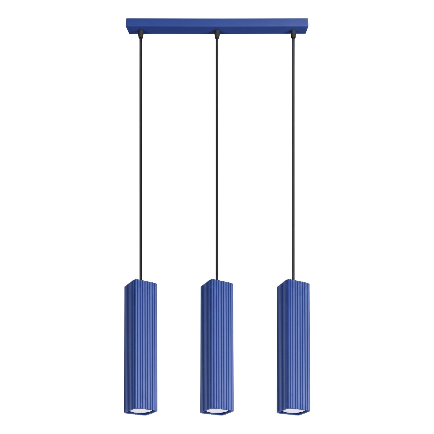 Pendelleuchte Rayo 3l Ultramarin Aluminium 3xgu10 45cm Sollux