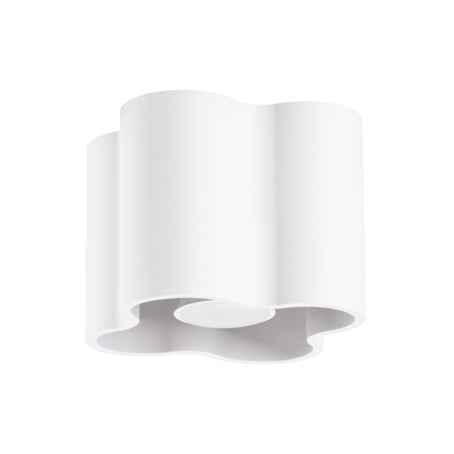 Deckenleuchte Ovio 1 Weiß Aluminium 1xgu10 12cm Sollux